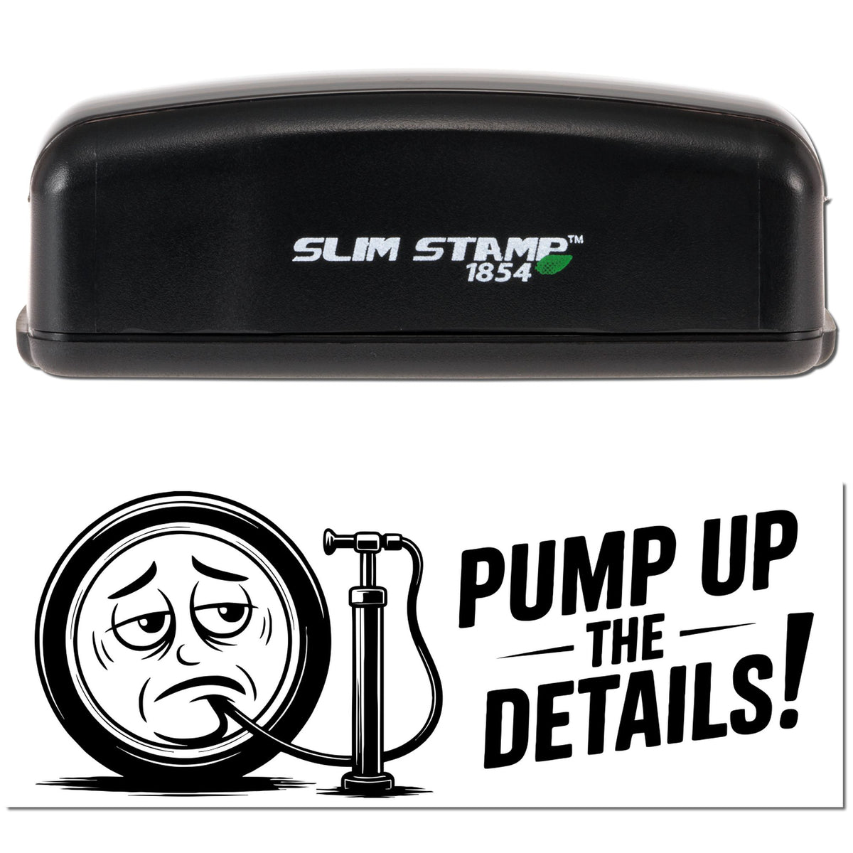 Trodat Teacher Feedback Stamp "Missing Something?" Pre-Inked Compact stock stamp with black ink, compact and easy to use.