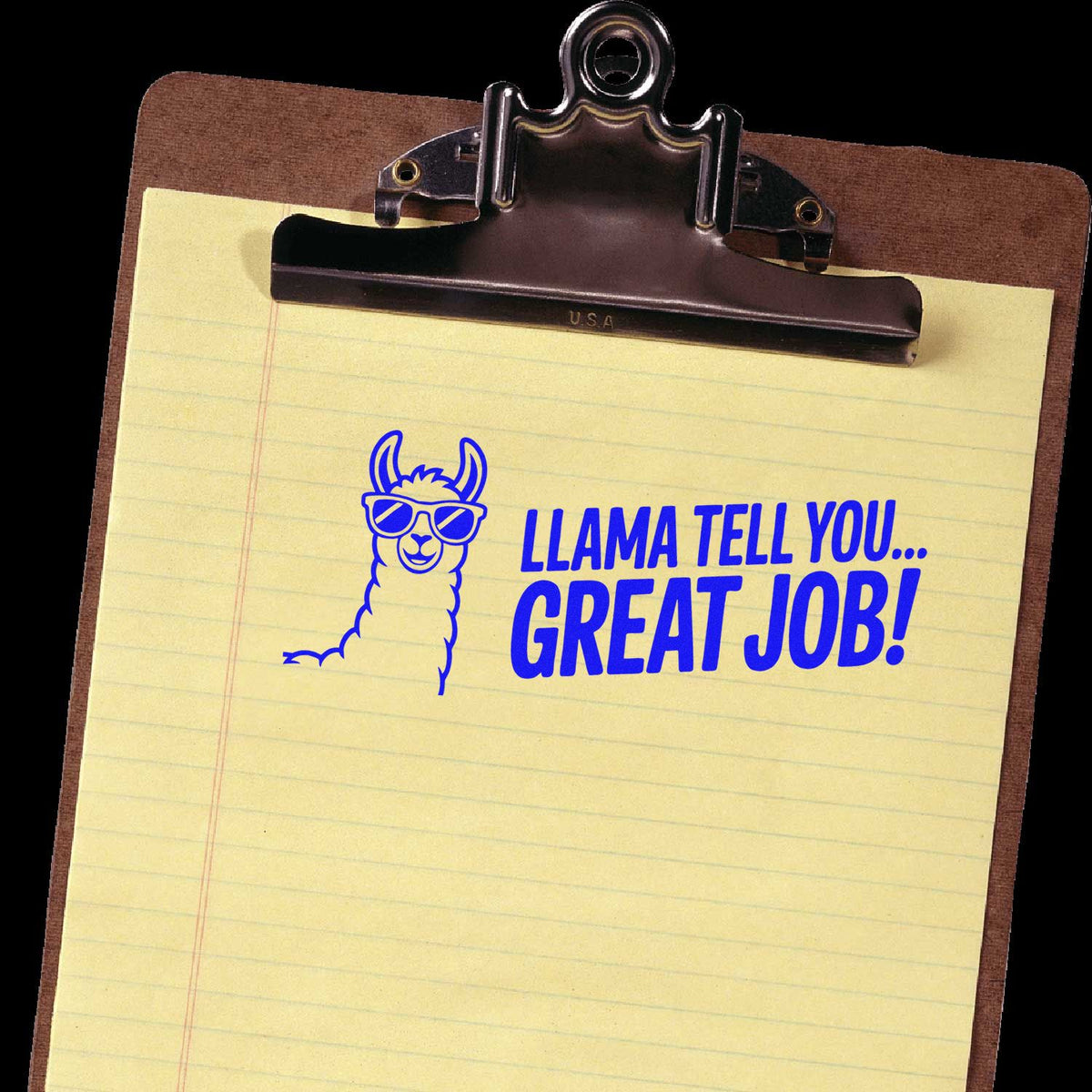 Trodat Cute Teacher Paw-Some Work self-inking reward stamp in use, featuring a playful paw print design for classroom rewards.