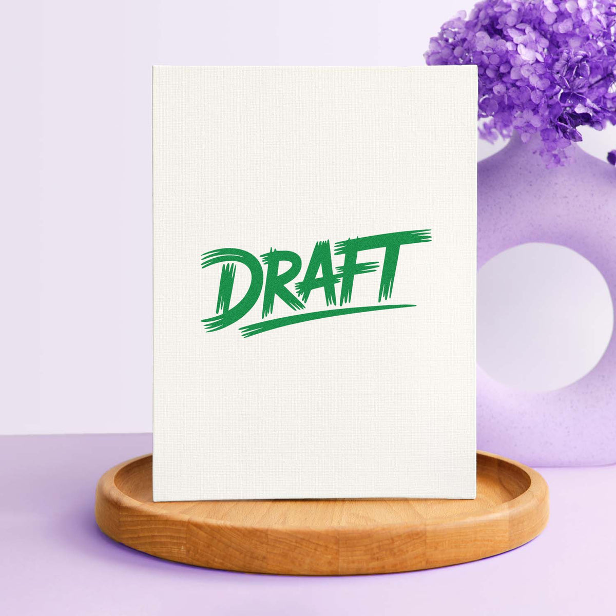 Trodat Graffiti Art Invoice Pre-Inked Stamp in use, showcasing vibrant graffiti-style design on a stock stamp.