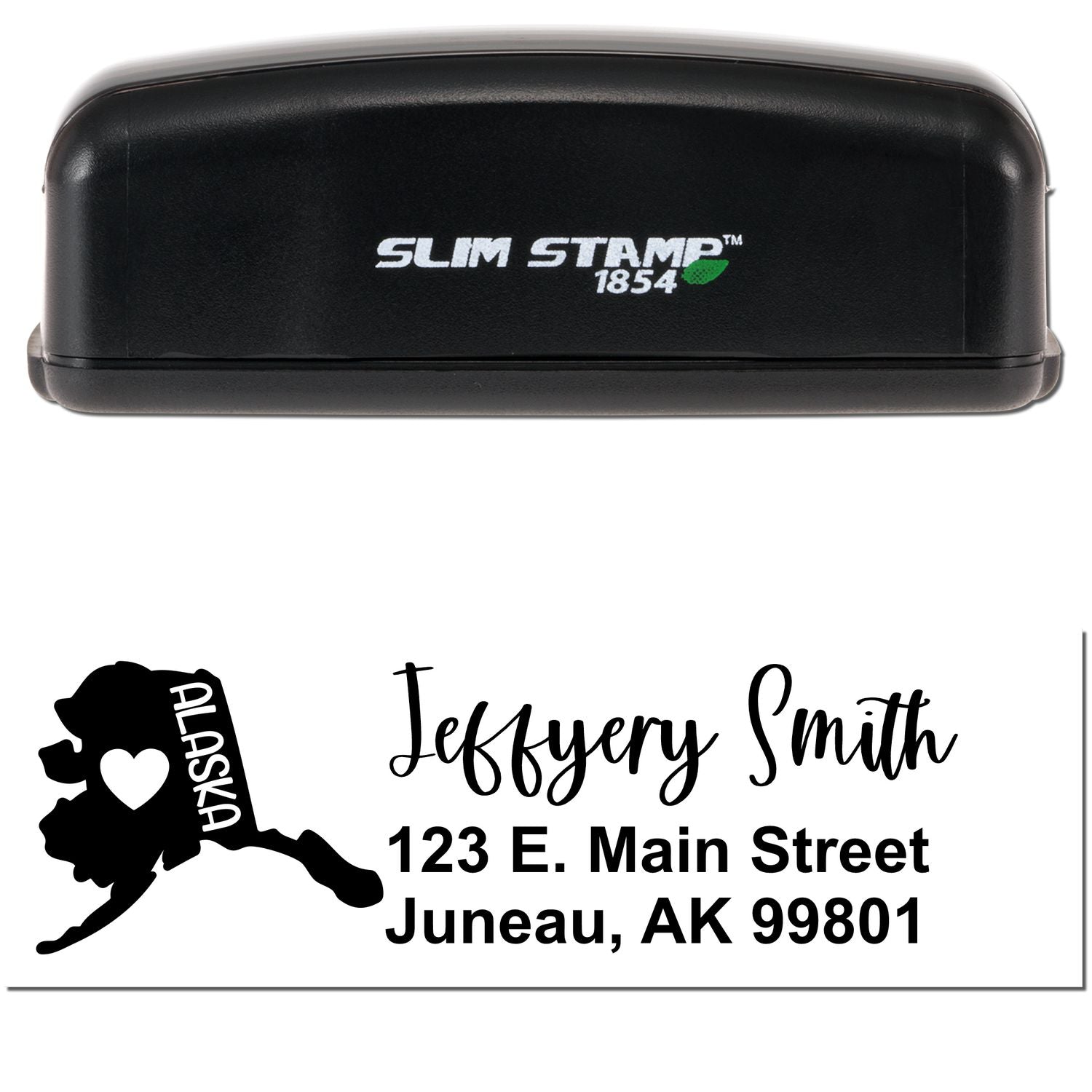 Personalized Slim Alaska Address Stamp for Envelopes - Fast Shipping ...