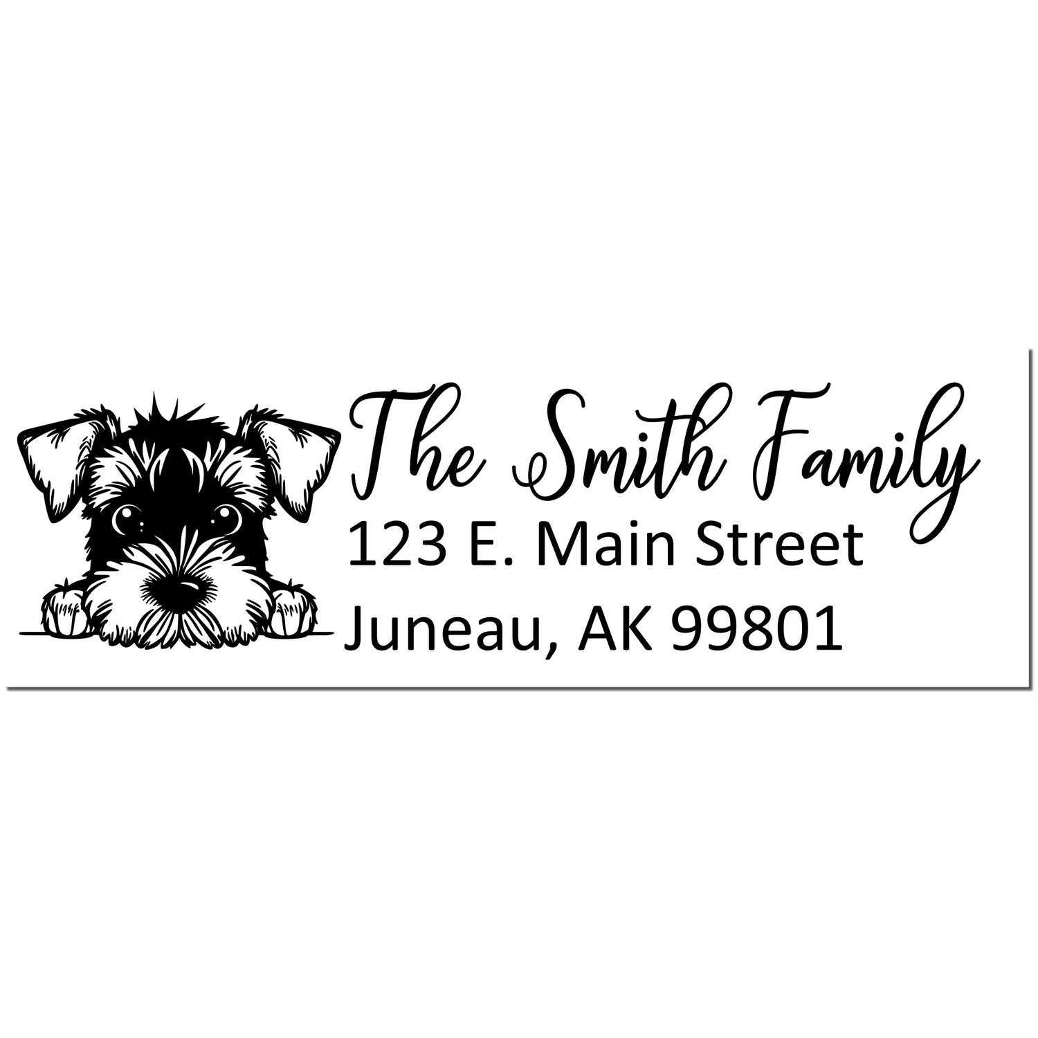 Airedale Terrier Customized Address Stamp