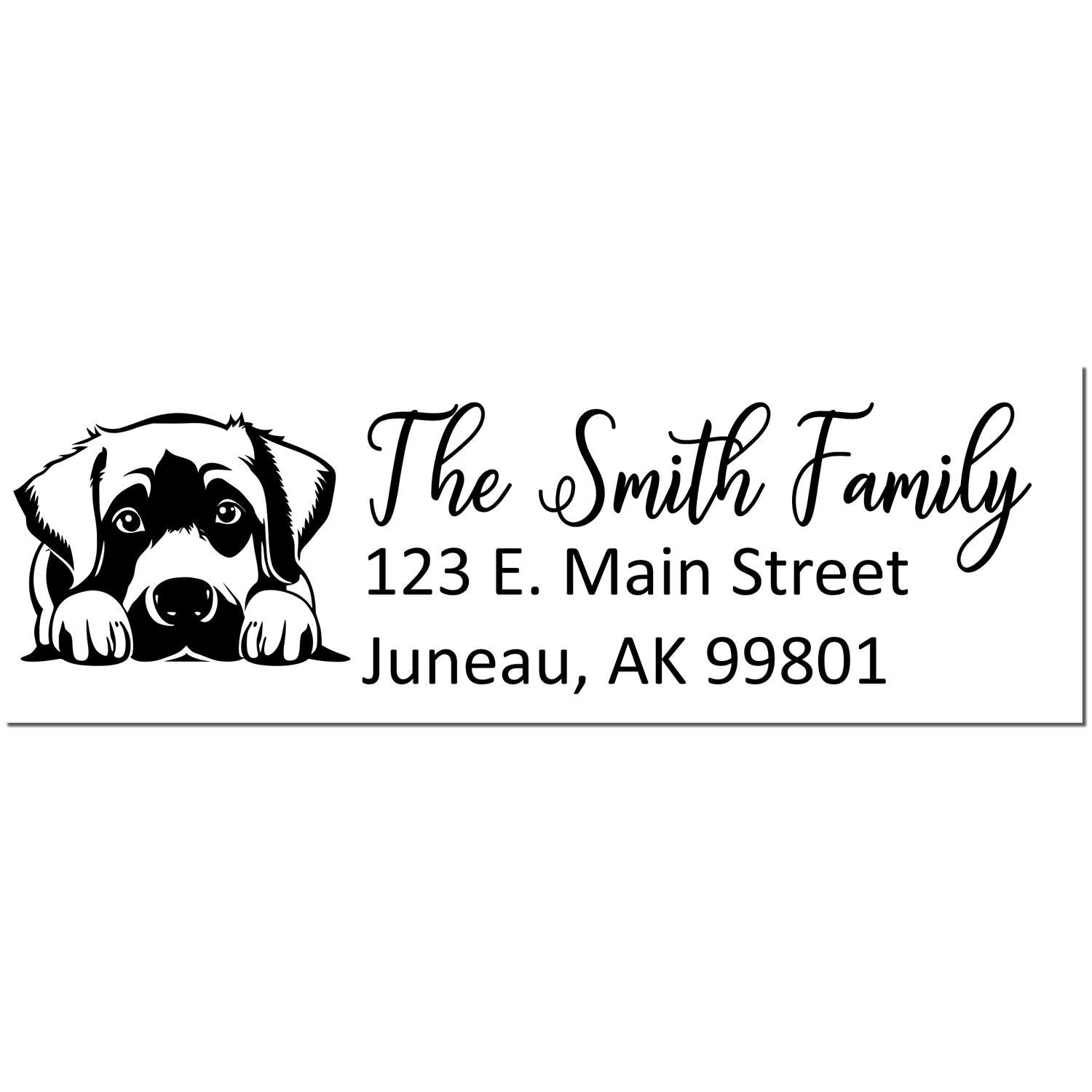 Customized Anatolian Shepherd Self-Inking Home Address Stamp