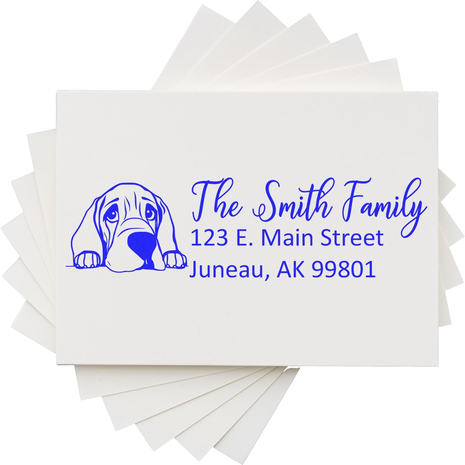 Customized Bloodhound Self-Inking Home Address Stamp