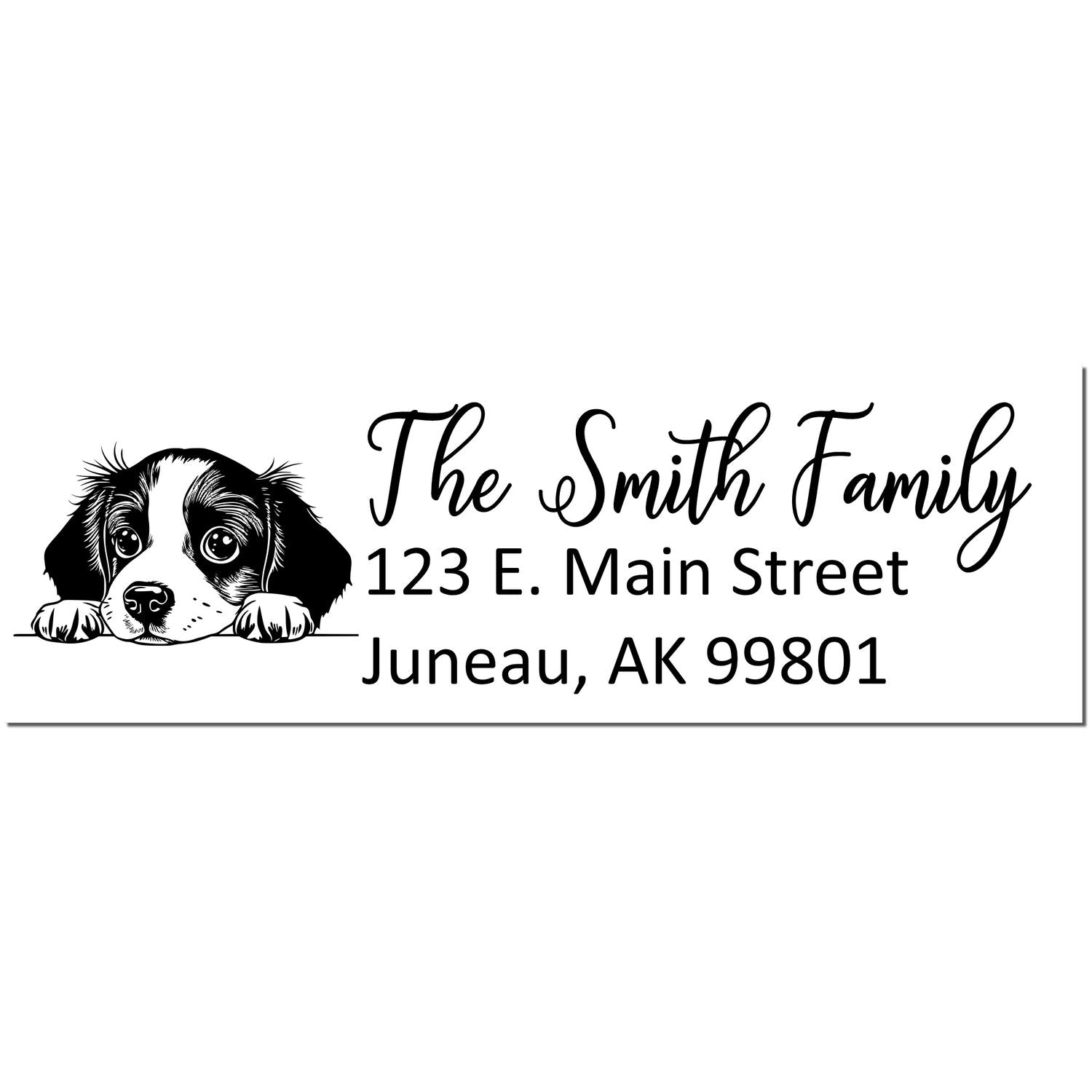 Customized Brittany Self-Inking Home Address Stamp