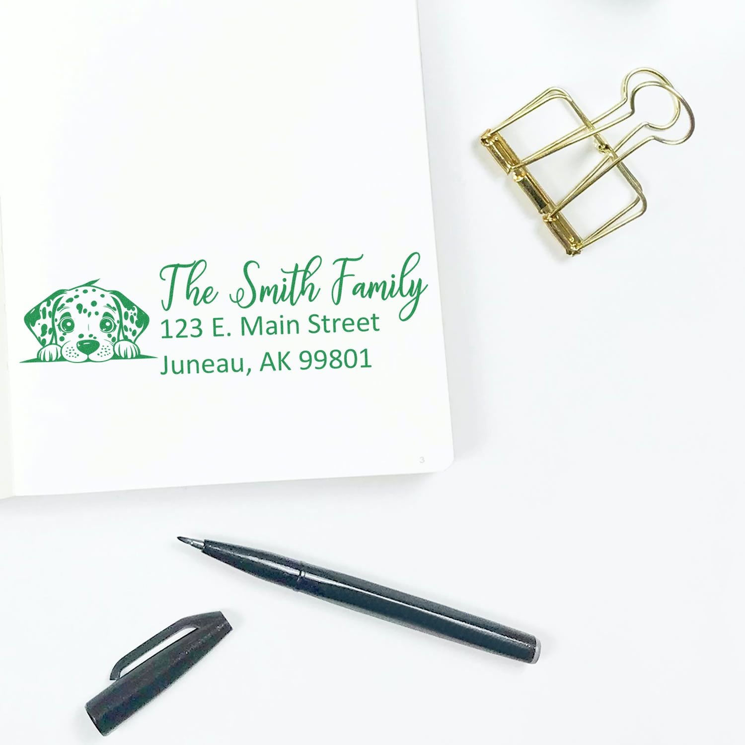 Dalmatian Customized Address Stamp