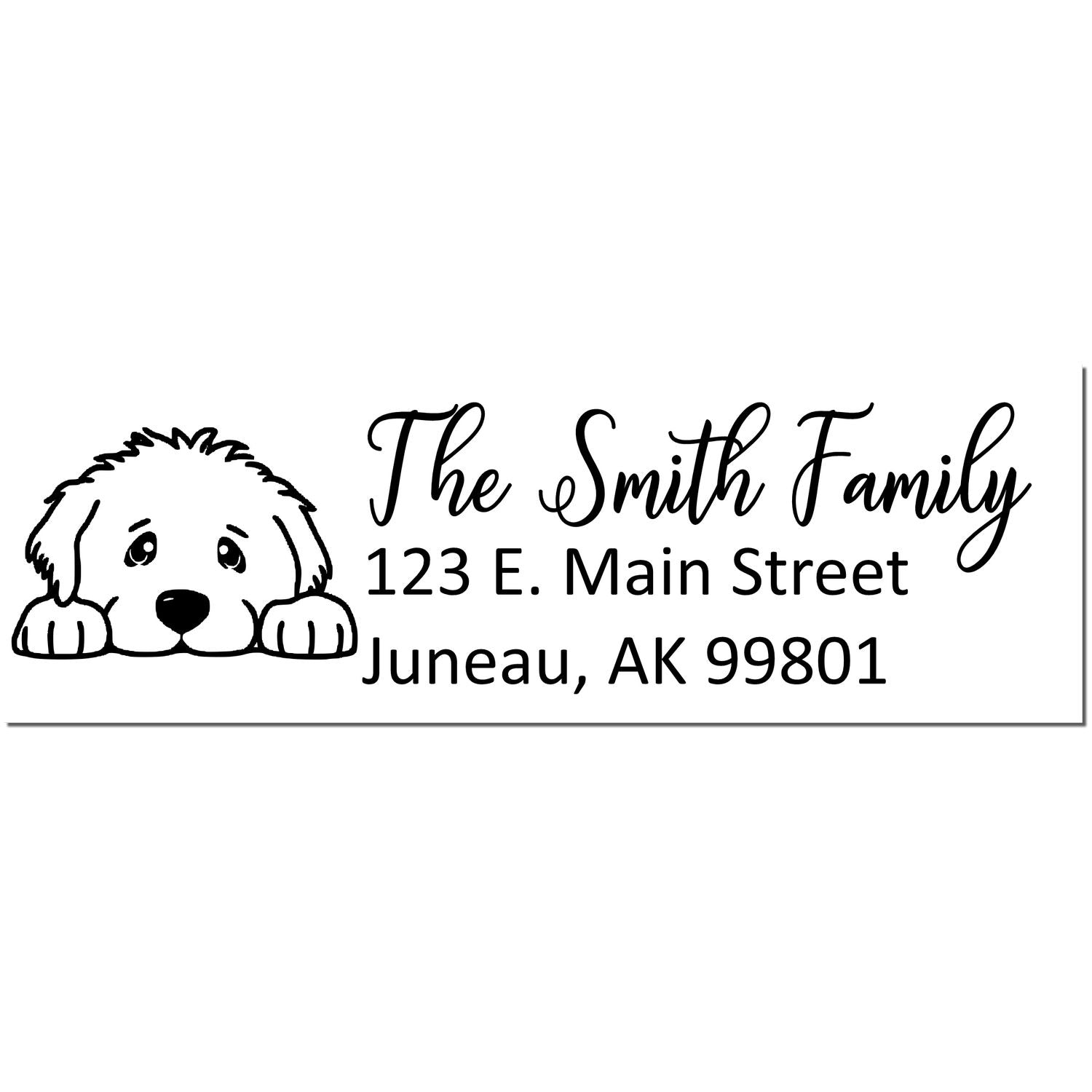 Great Dane Customized Address Stamp