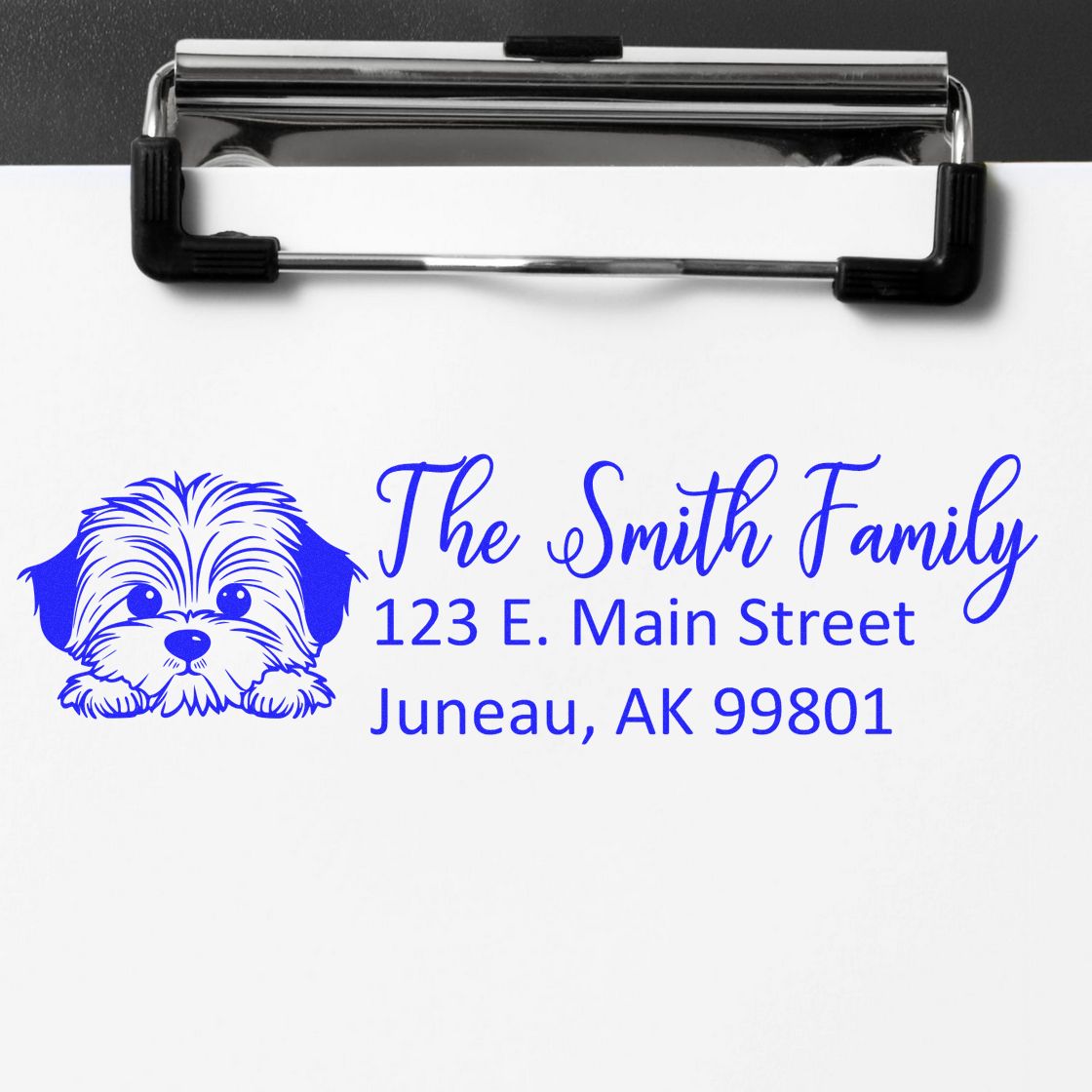 Customized Havanese Self-Inking Home Address Stamp