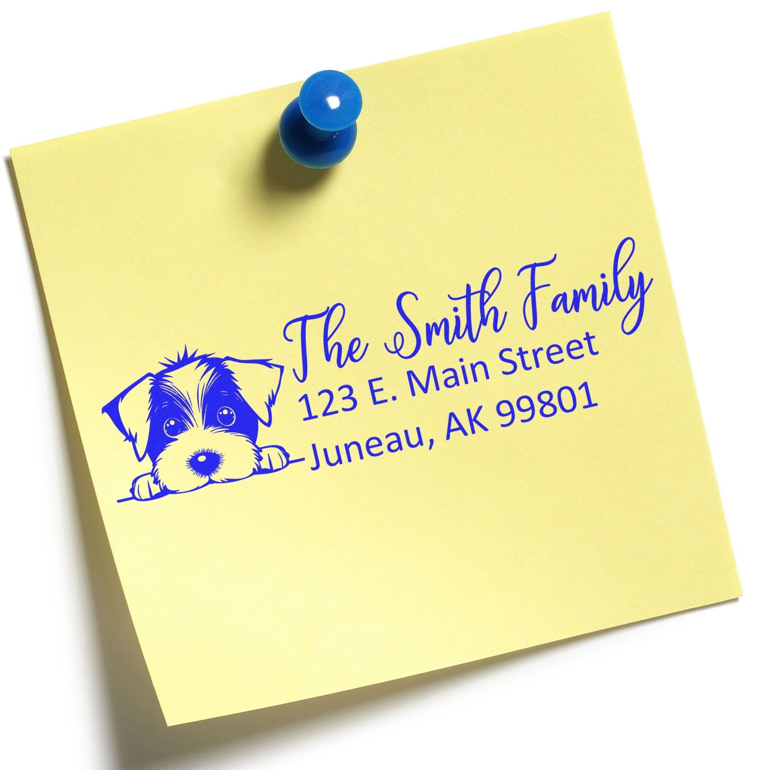 Jack Russell Customized Address Stamp