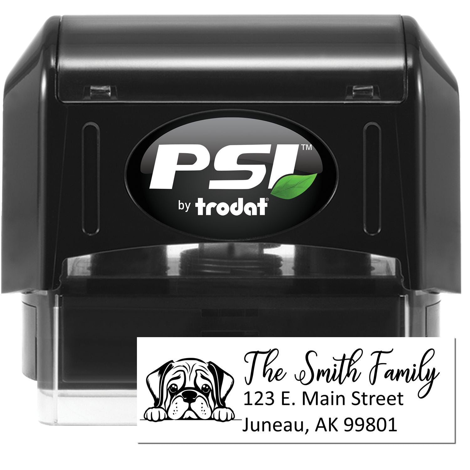 Mastiff Pre-Inked Home Address Stamp