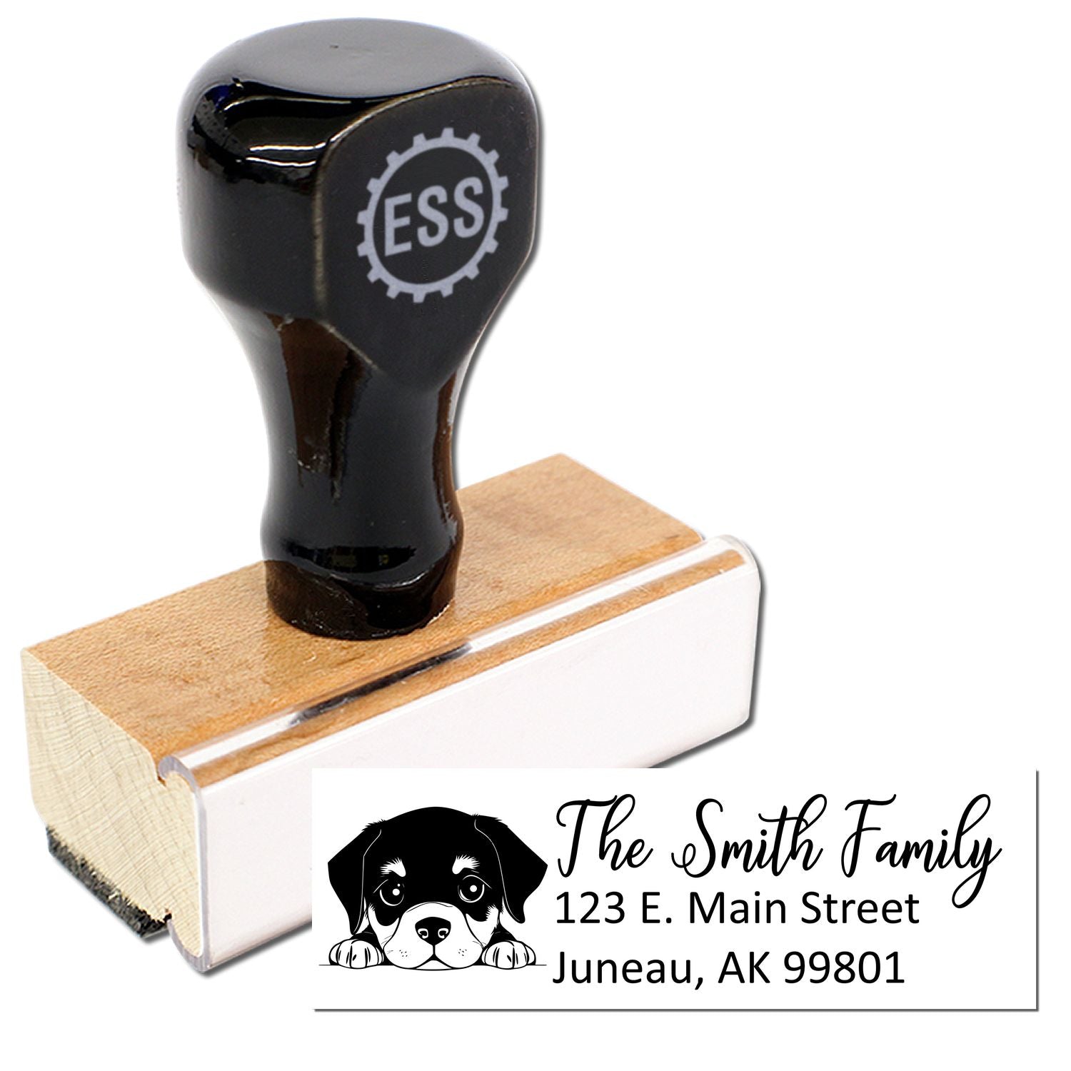 Rottweiler Customized Address Stamp