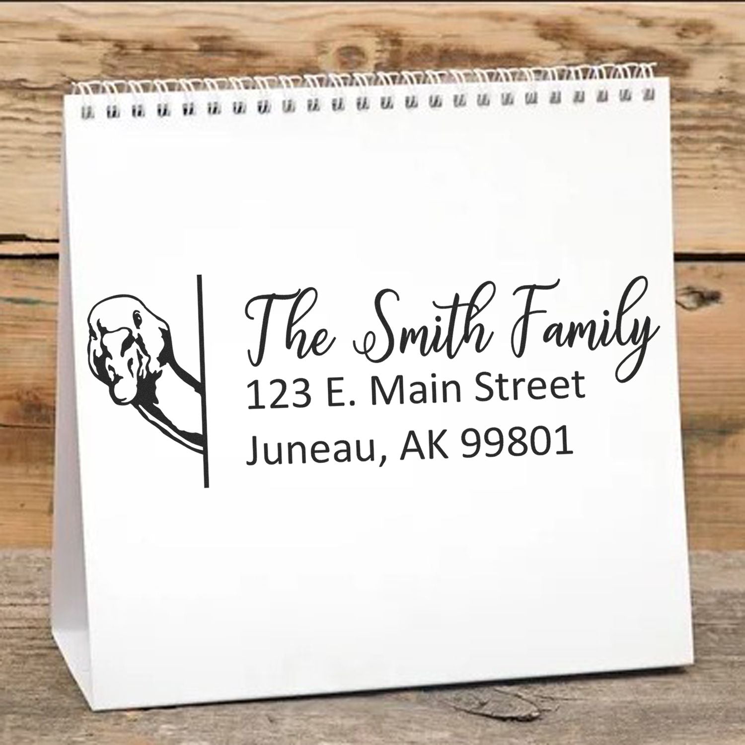 Customized Goose Pre-Inked Address Stamp - Engineer Seal Stamps
