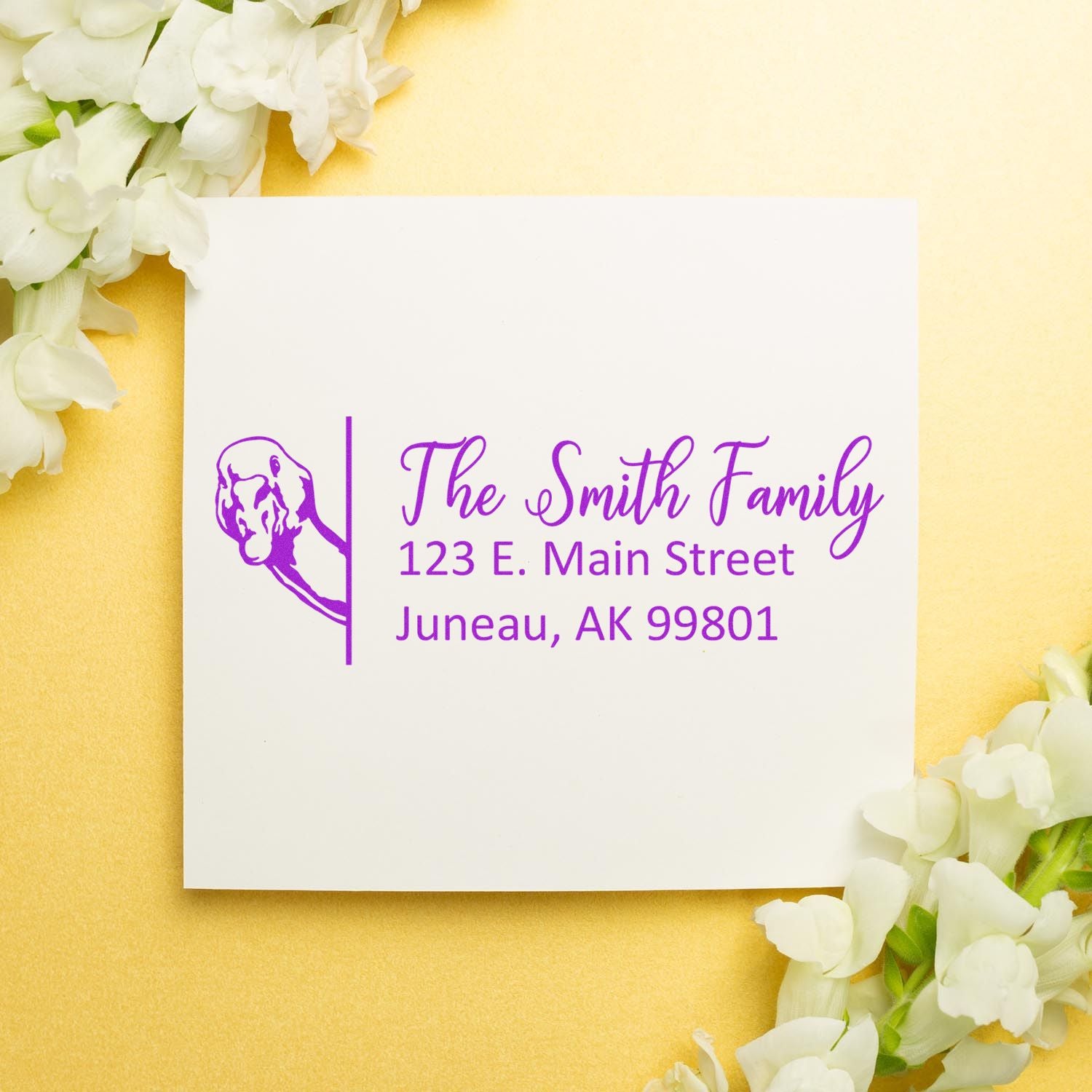 Personalized Goose Mailing Address Stamp