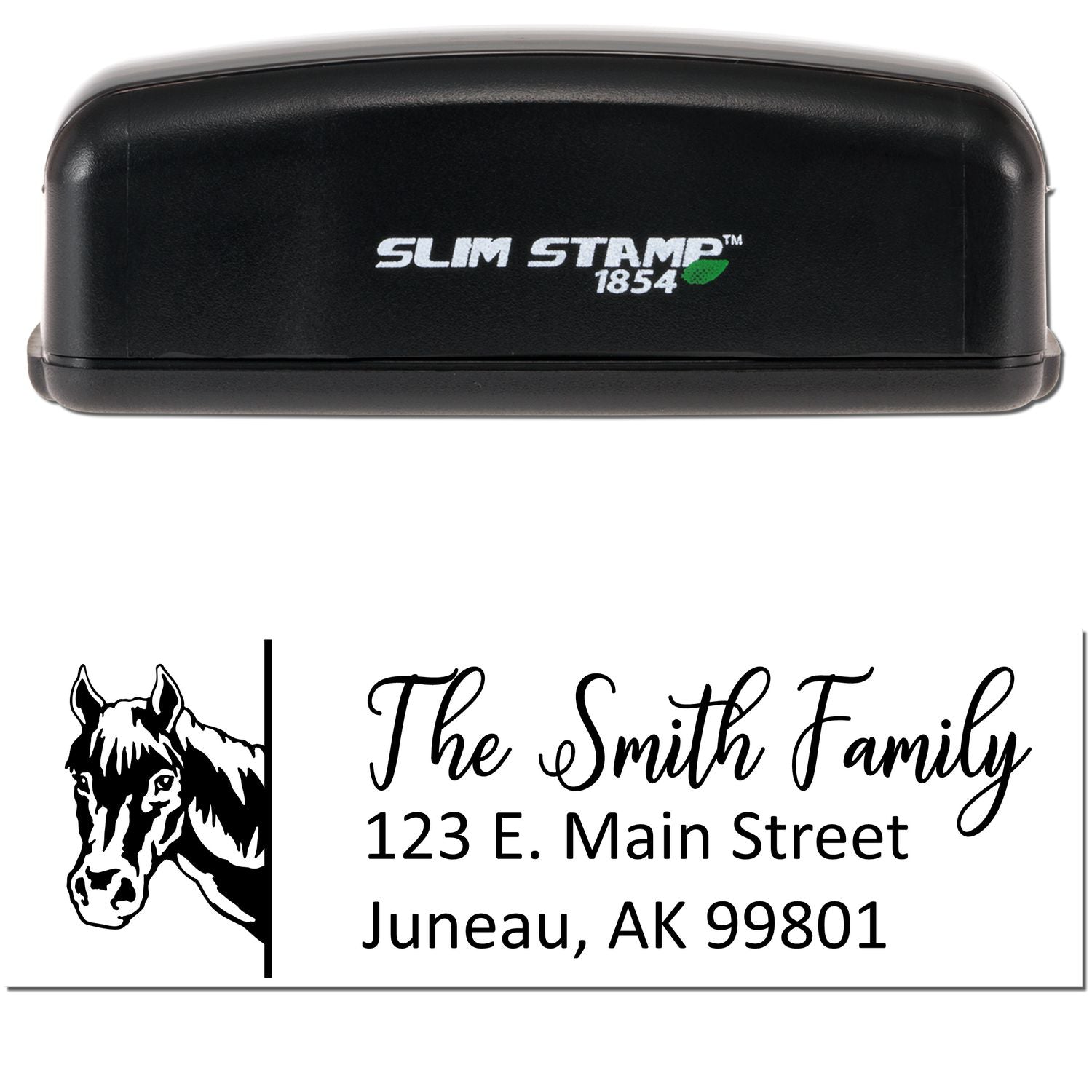 Customized Horse Pre-Inked Address Stamp