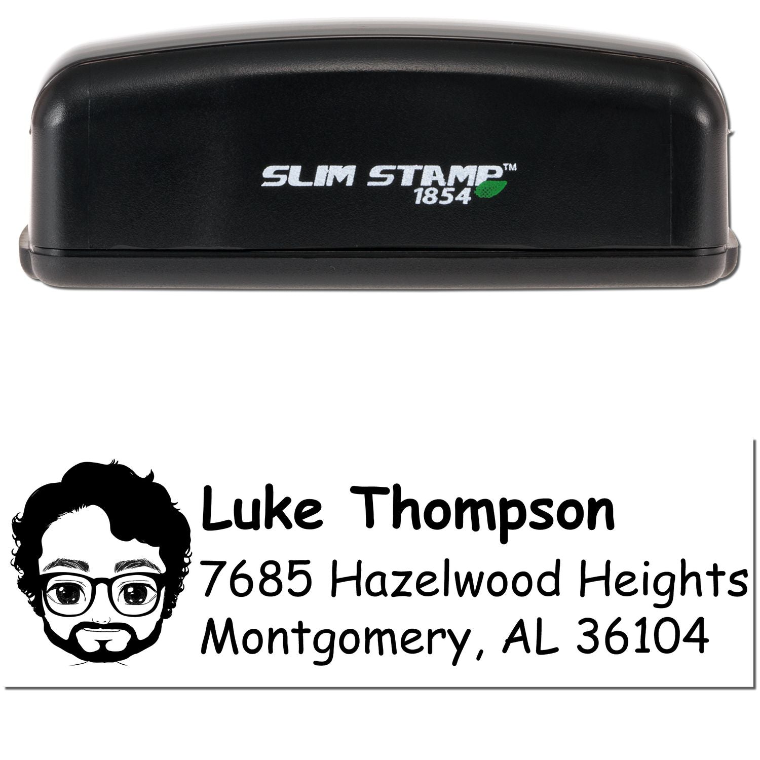 Mr Luke Bitmoji Customized Address Stamp Pre-Inked