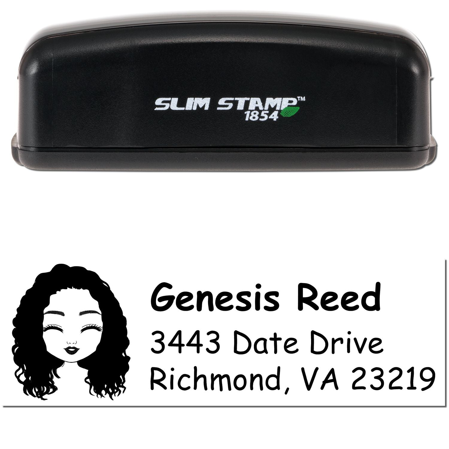 Ms Genesis Bitmoji Customized Address Stamp Pre-Inked