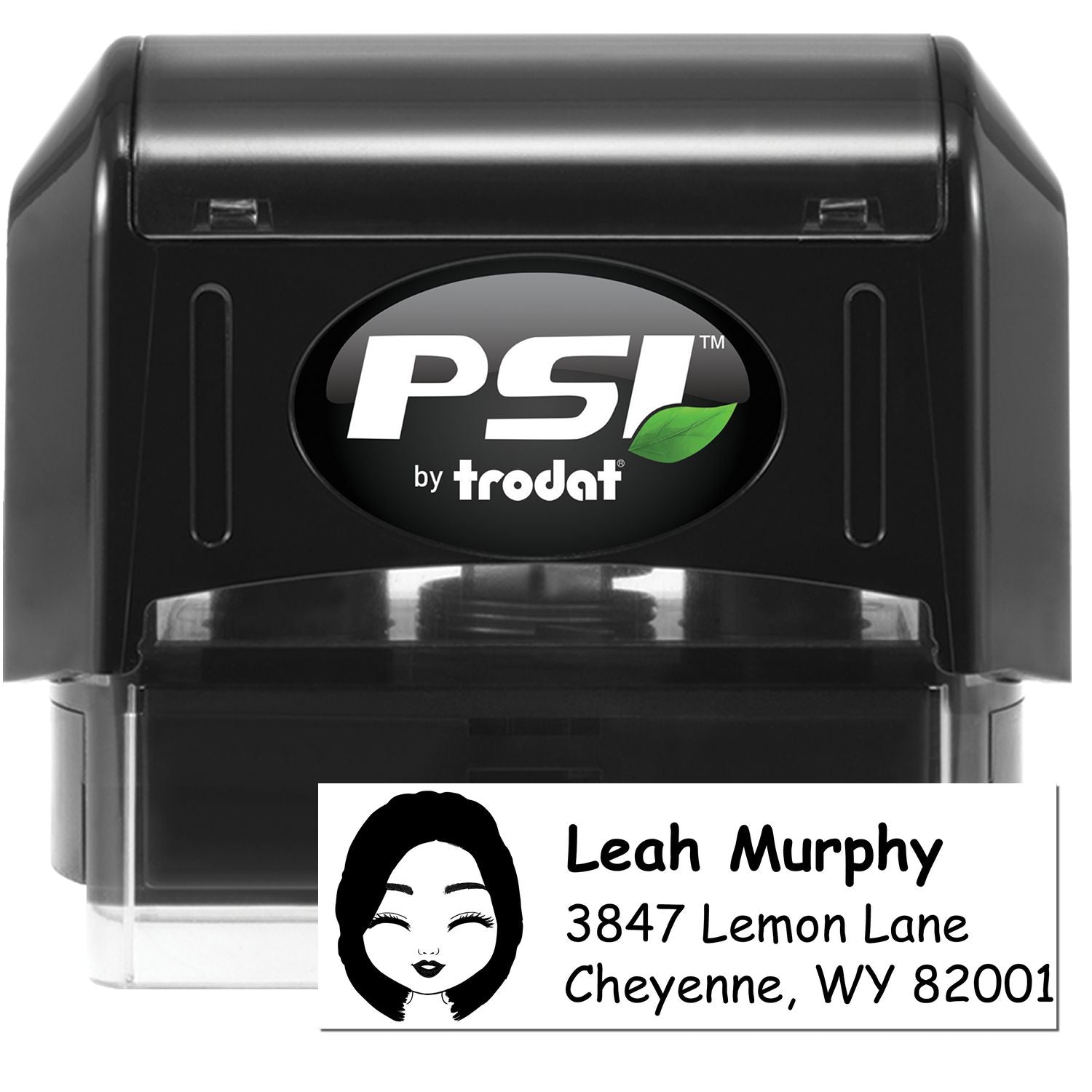 Ms Leah Bitmoji Pre-Inked Address Stamp for House