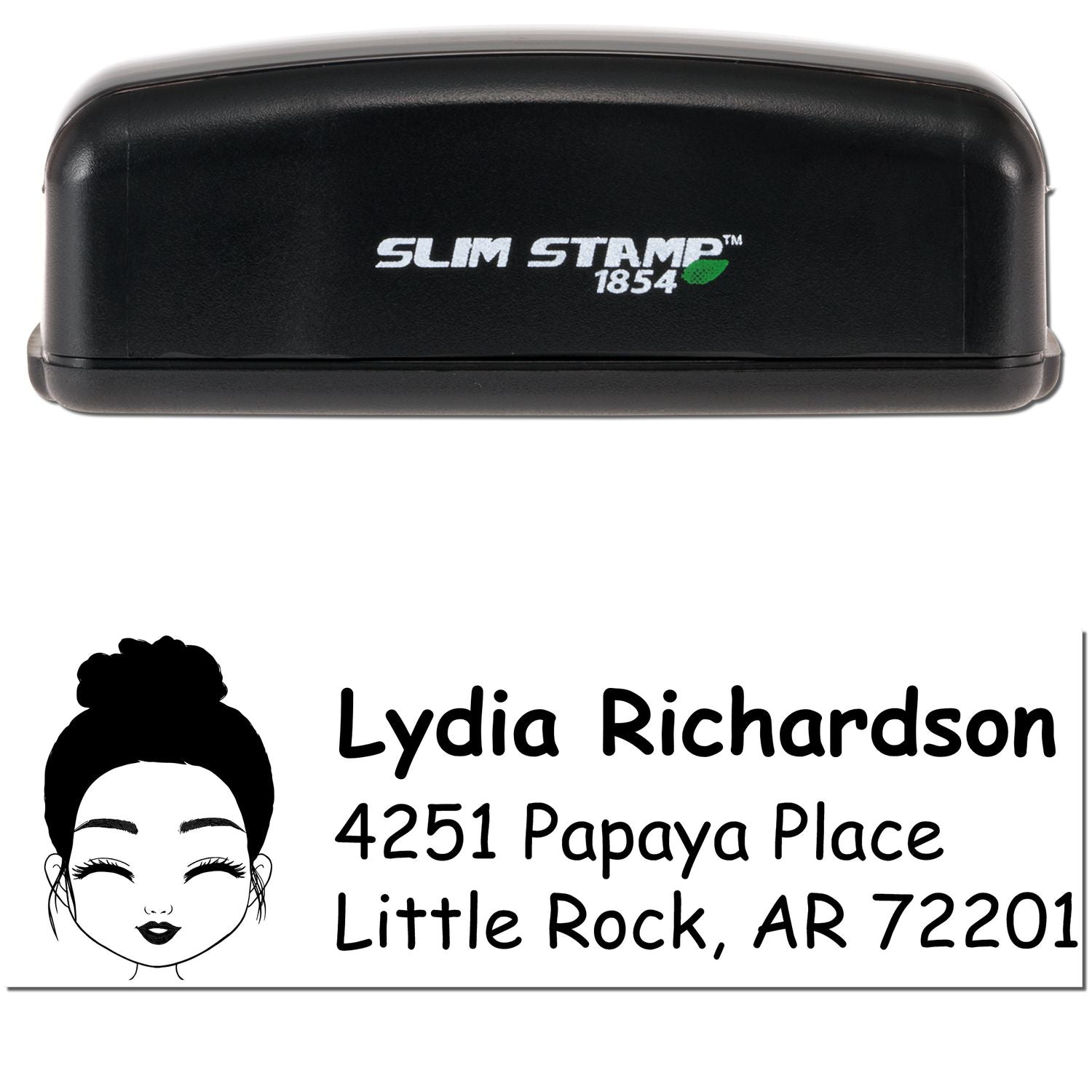 Ms Lydia Bitmoji Customized Address Stamp Pre-Inked