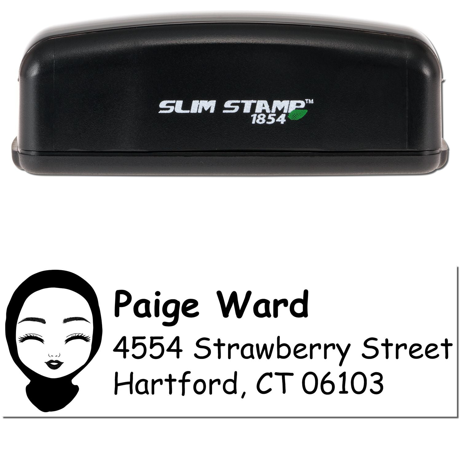 Ms Paige Bitmoji Customized Address Stamp Pre-Inked