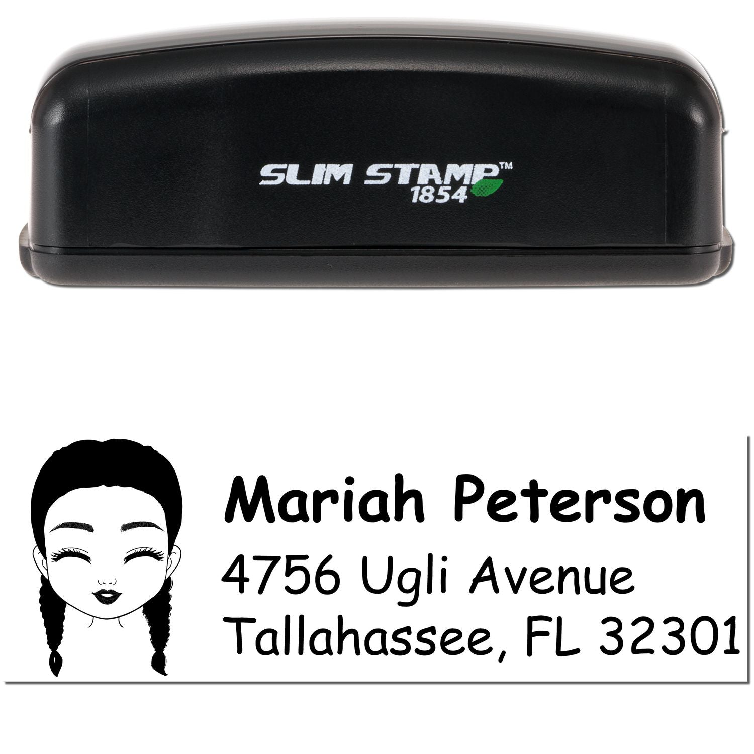 Ms Mariah Bitmoji Customized Address Stamp Pre-Inked