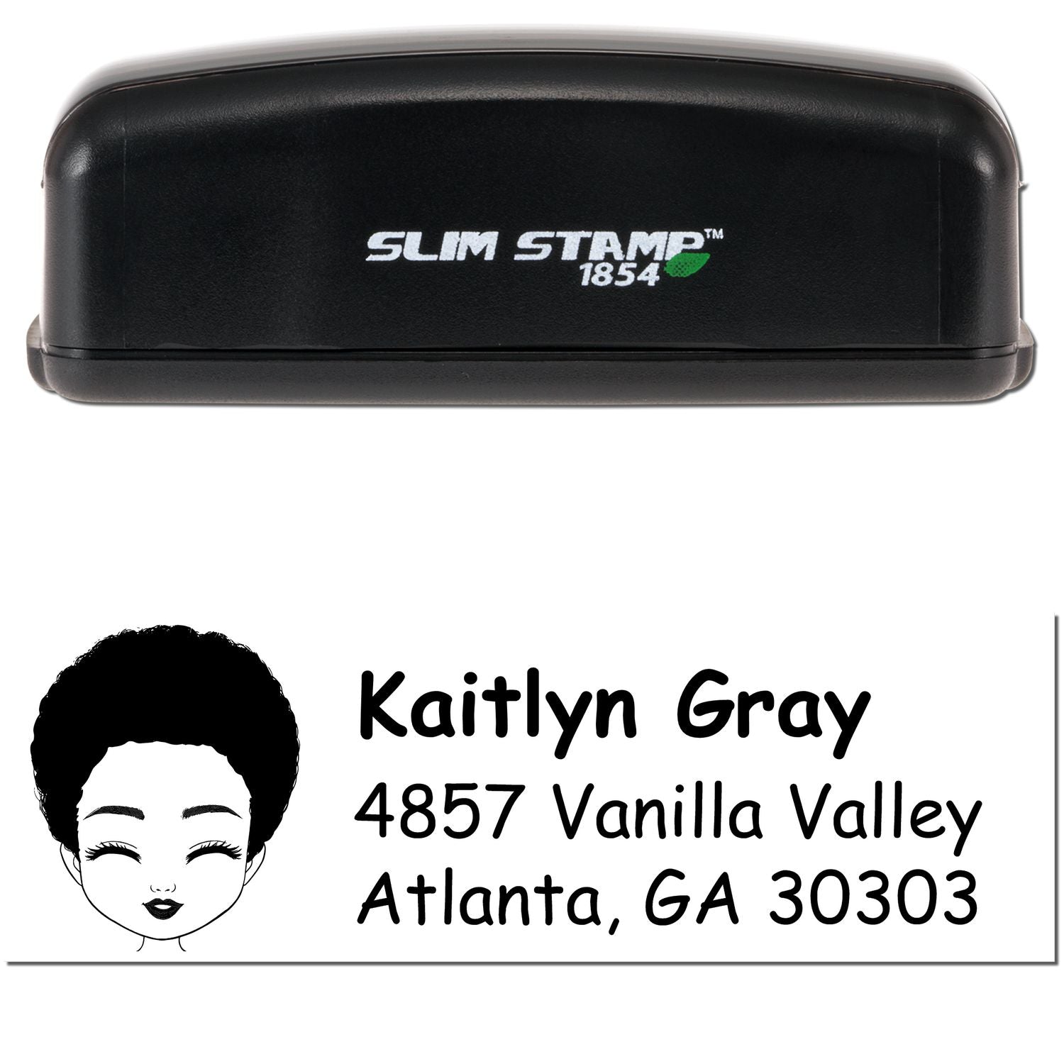 Ms Kaitlyn Bitmoji Customized Address Stamp Pre-Inked