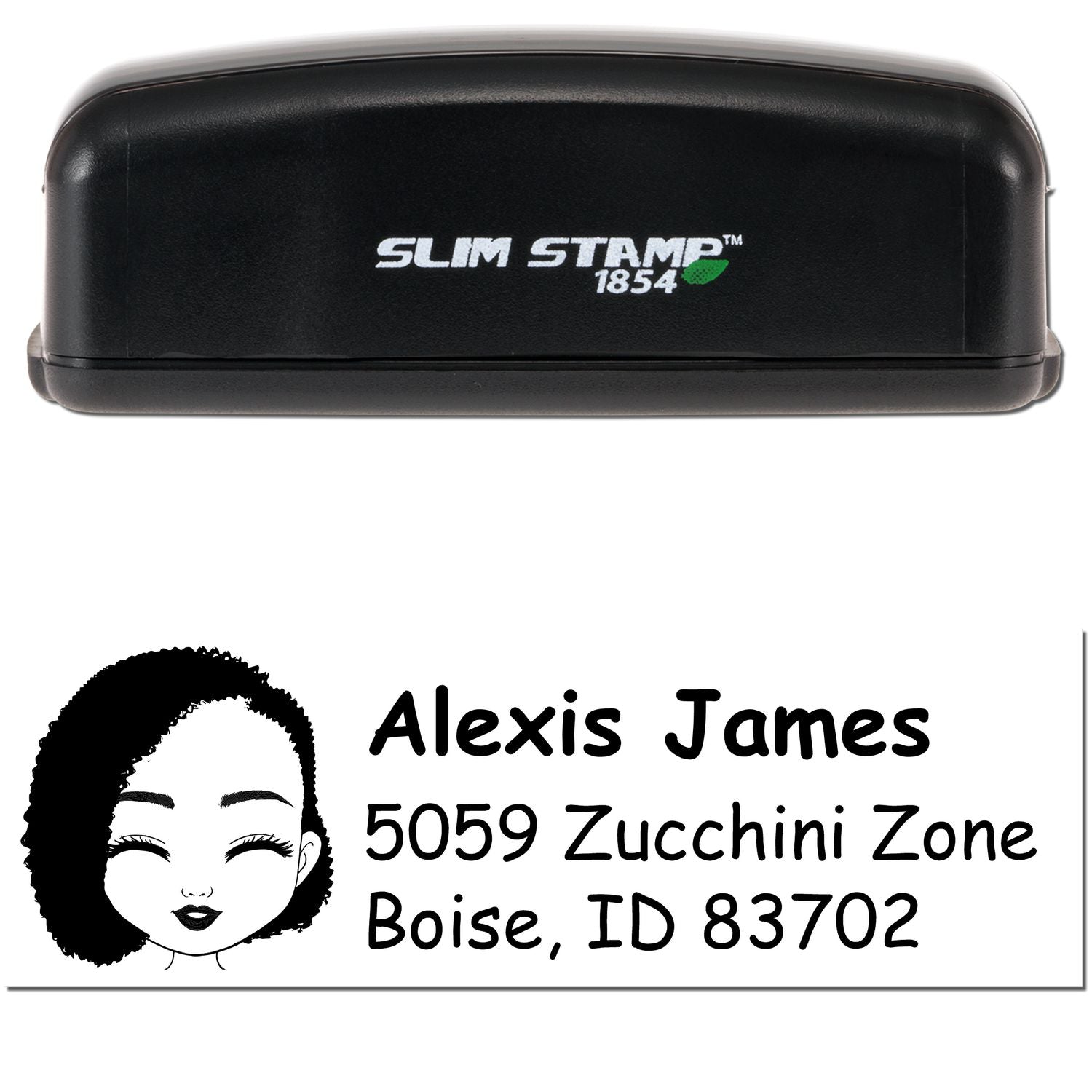 Ms Alexis Bitmoji Customized Address Stamp Pre-Inked