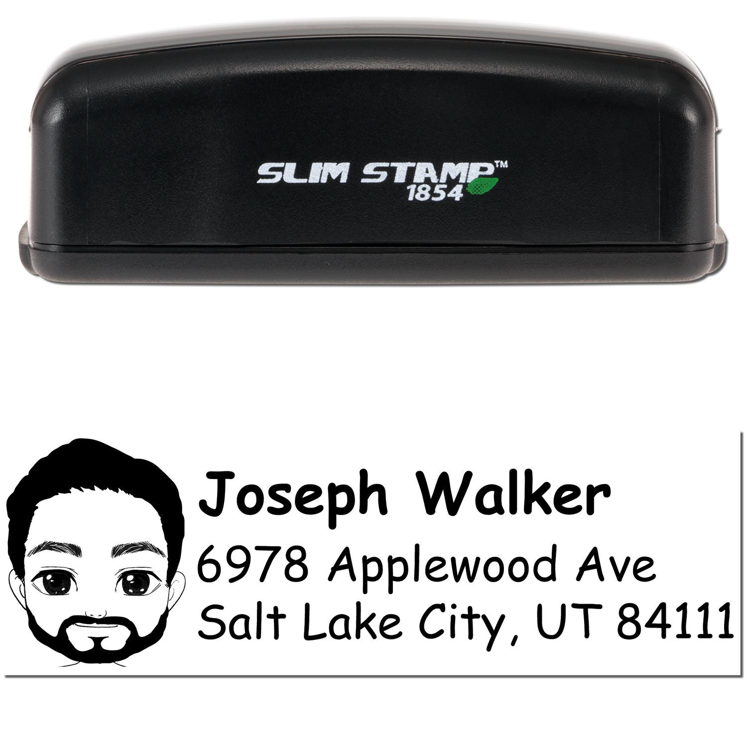 Mr Joseph Bitmoji Customized Address Stamp Pre-Inked