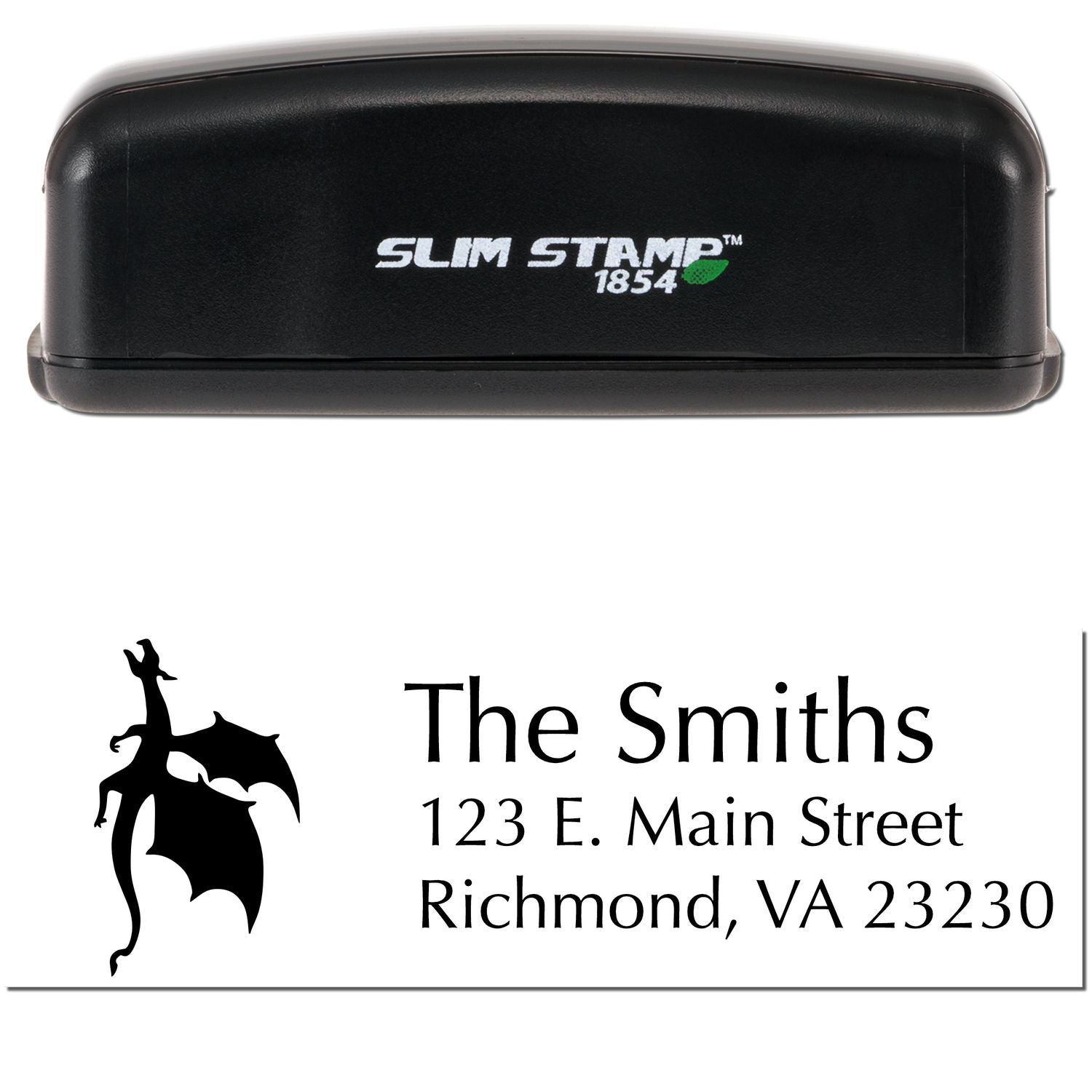 Slim Bane Dragon Customize New Address Stamp