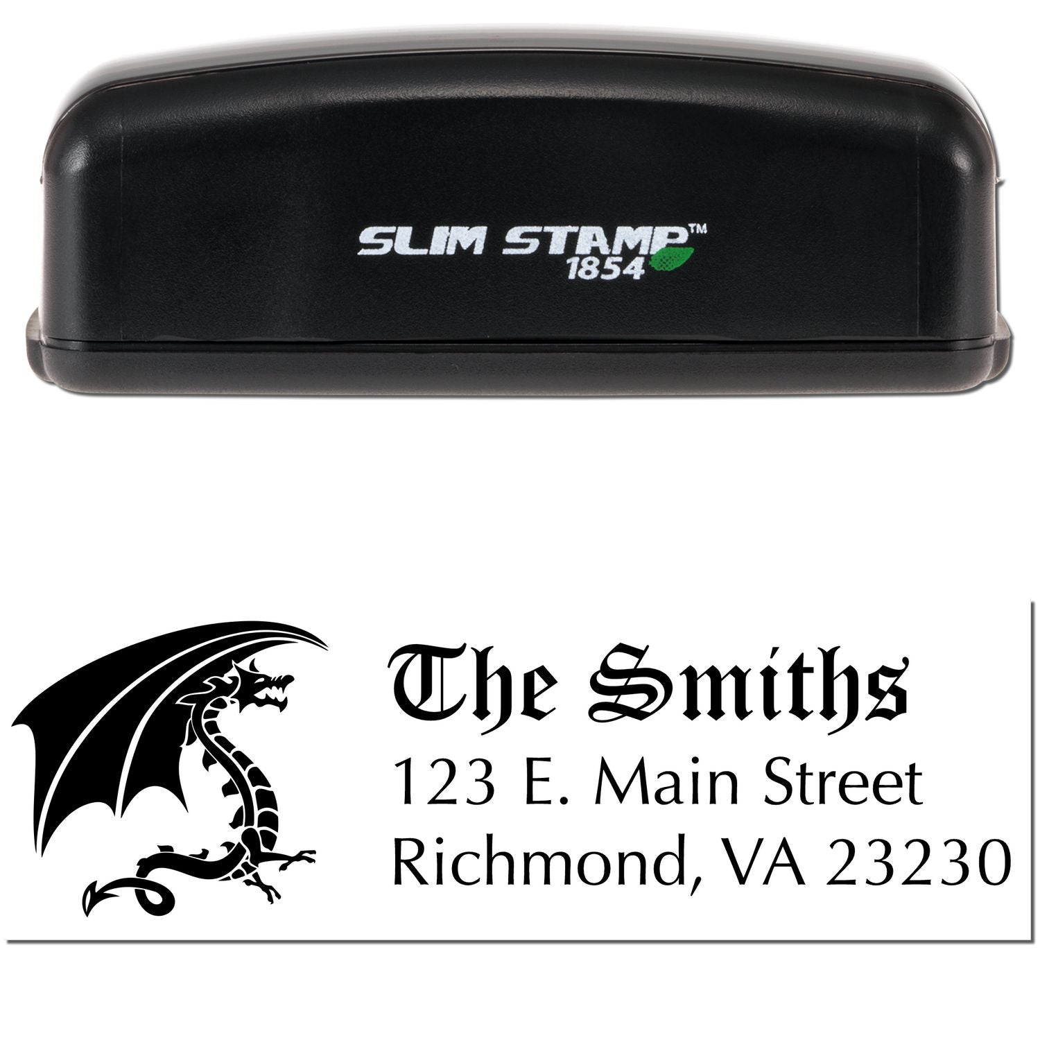 Slim Havoc Dragon Customizable Mail Stamp