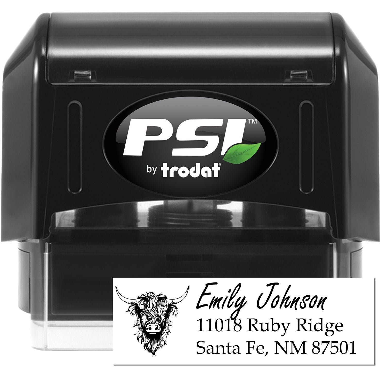 PSI Holy Cow Customized Mailing Pre-Inked Stamp