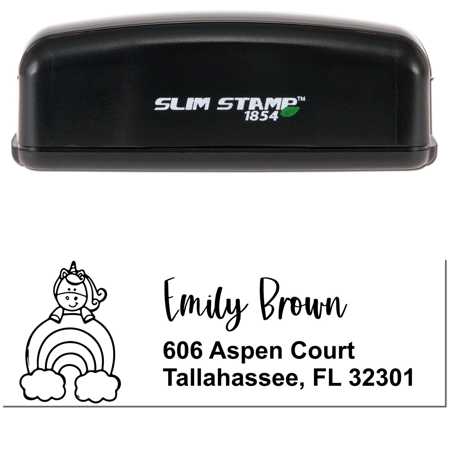 Whispering Elowyn Unicorn Customized Name and Address