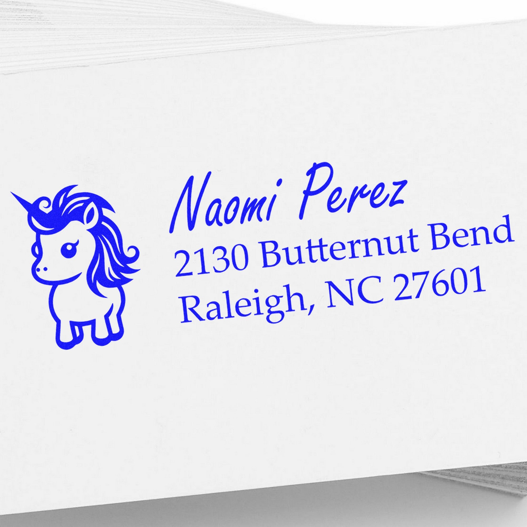 Pearl Pearldream Mythical Unicorn Custom Return Address