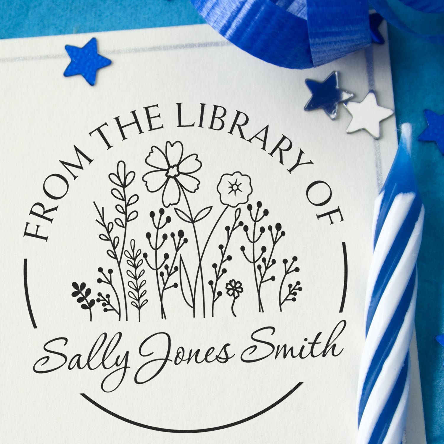 Pre-Inked Fragrant Designs Customized Bibliophile Stamp - Engineer Seal Stamps