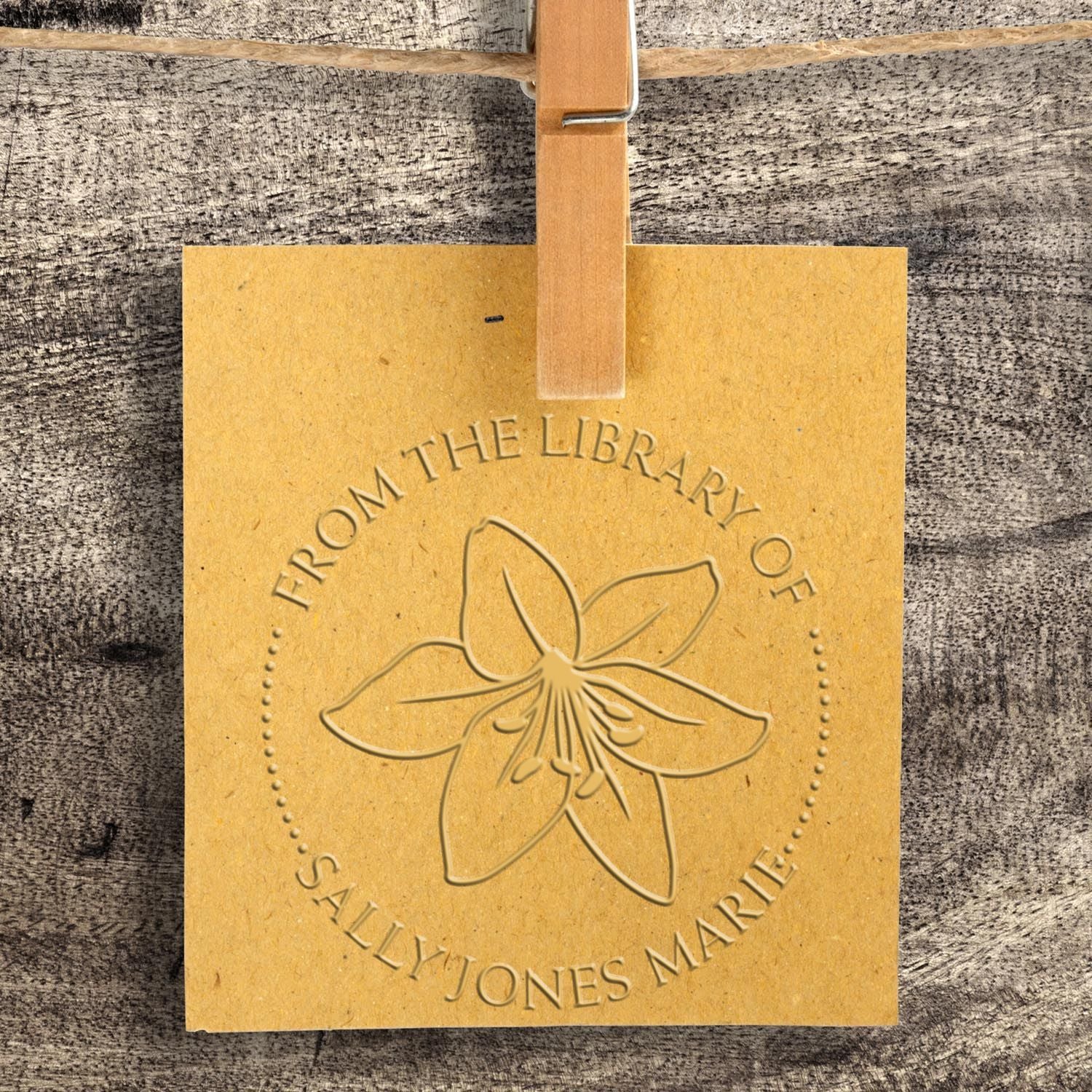 Soft Whimsy Flower Custom This Book Belongs To Seal Press
