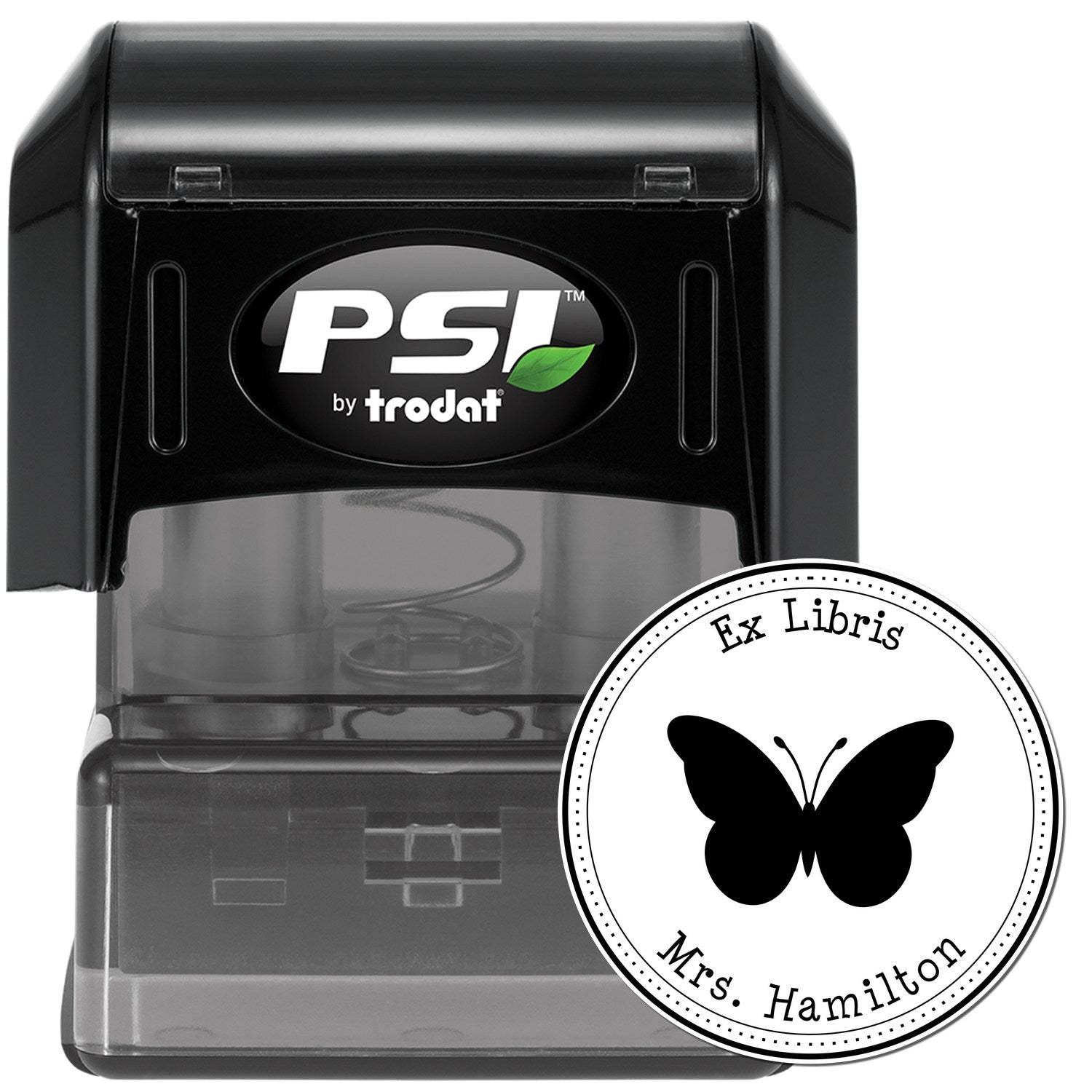 PSI Pre-Inked Colorful Butterfly Custom Made Read It Stamp - Engineer Seal Stamps