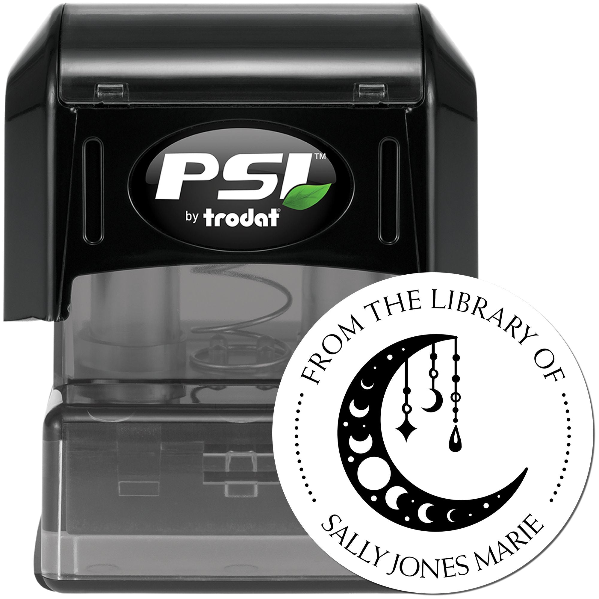 PSI Pre-Inked Serene Moon Customized Read It Love It Return It Stamp - Engineer Seal Stamps