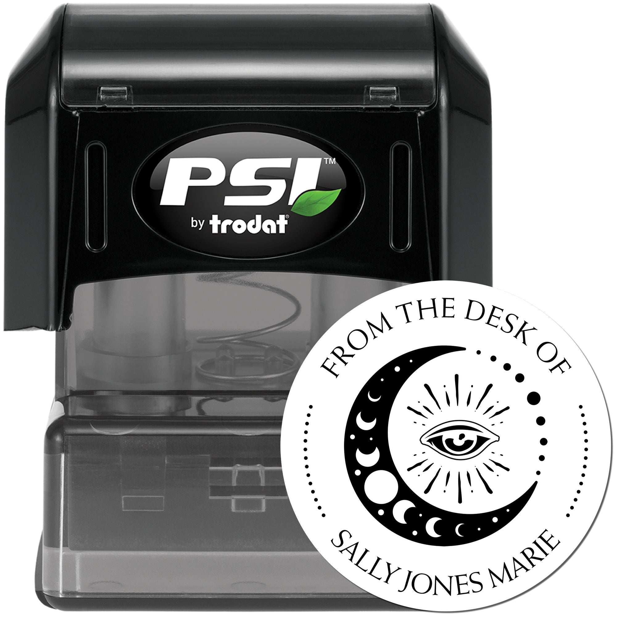 PSI Pre-Inked Alluring Luna Customized Reader Stamp - Engineer Seal Stamps