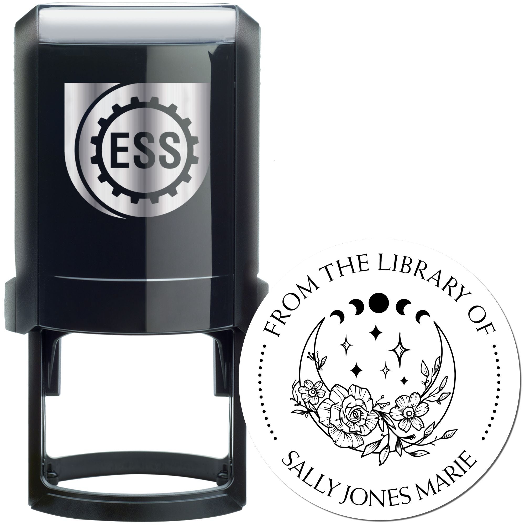 Self-Inking Sublime Celestial Customized Book Library Stamper - Engineer Seal Stamps