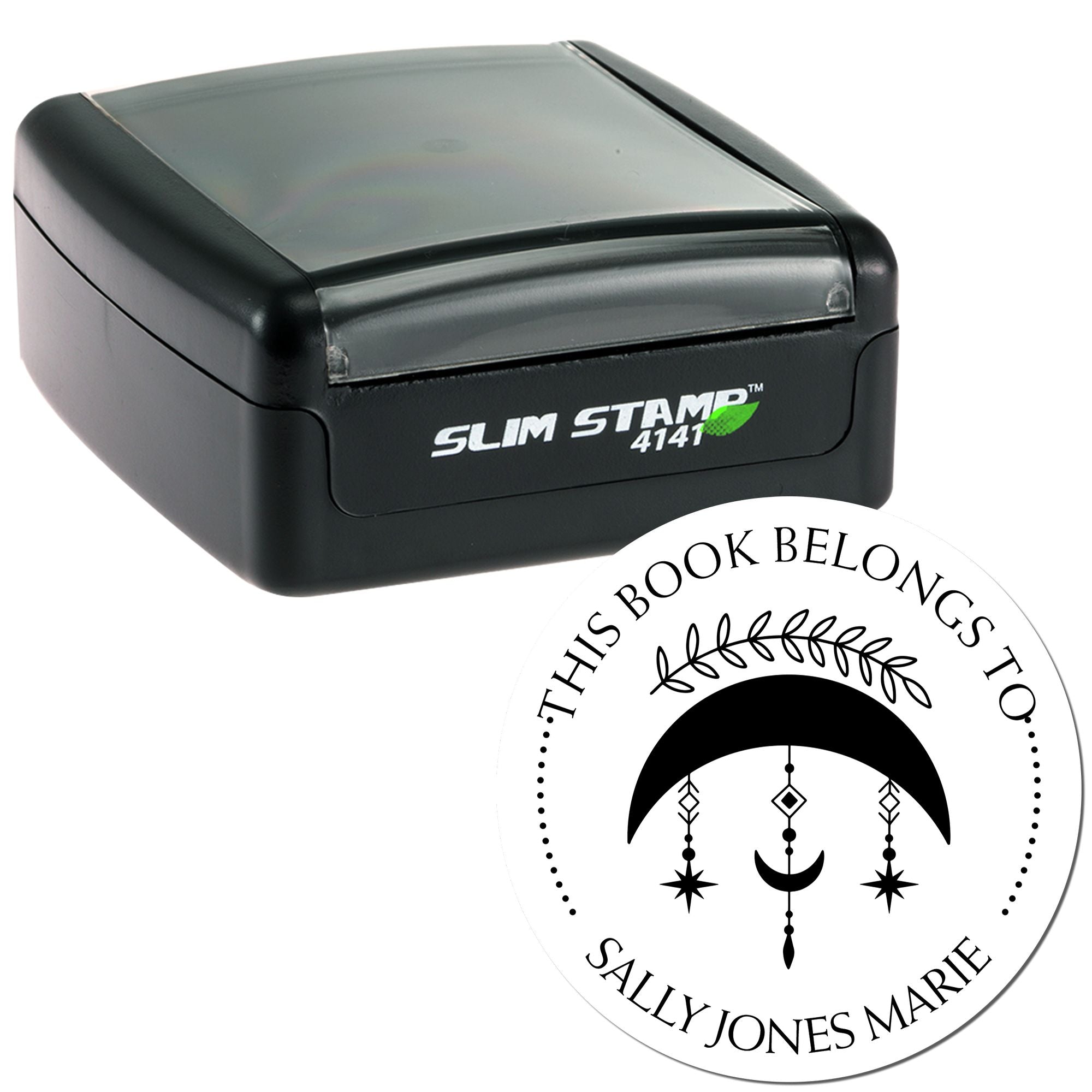 Pre-Inked Enrapturing Sky Personalized Read It Love It Stamp - Engineer Seal Stamps