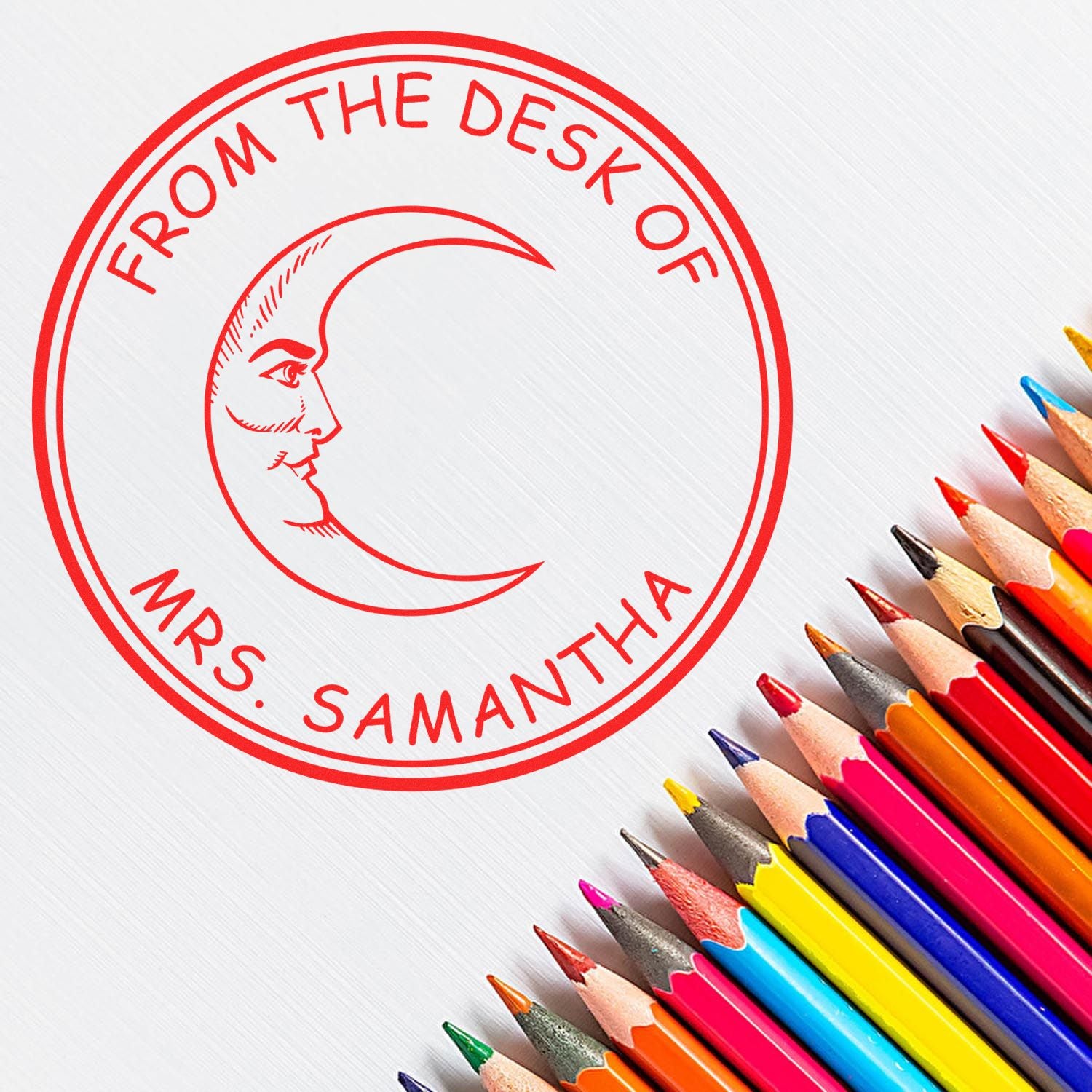 Self-Inking Mysterious Sky Customized Bookplate Stamper - Engineer Seal Stamps