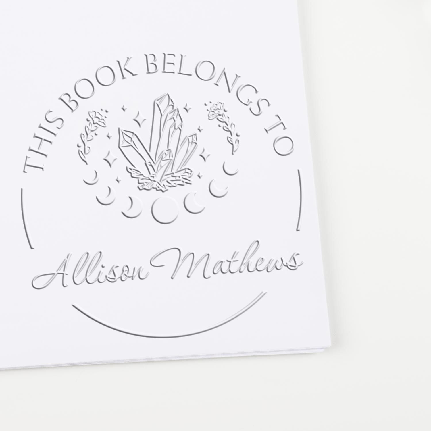 Hybrid Supernal Crystals Custom Made Read It Love It Return It Embossing Stamp - Engineer Seal Stamps