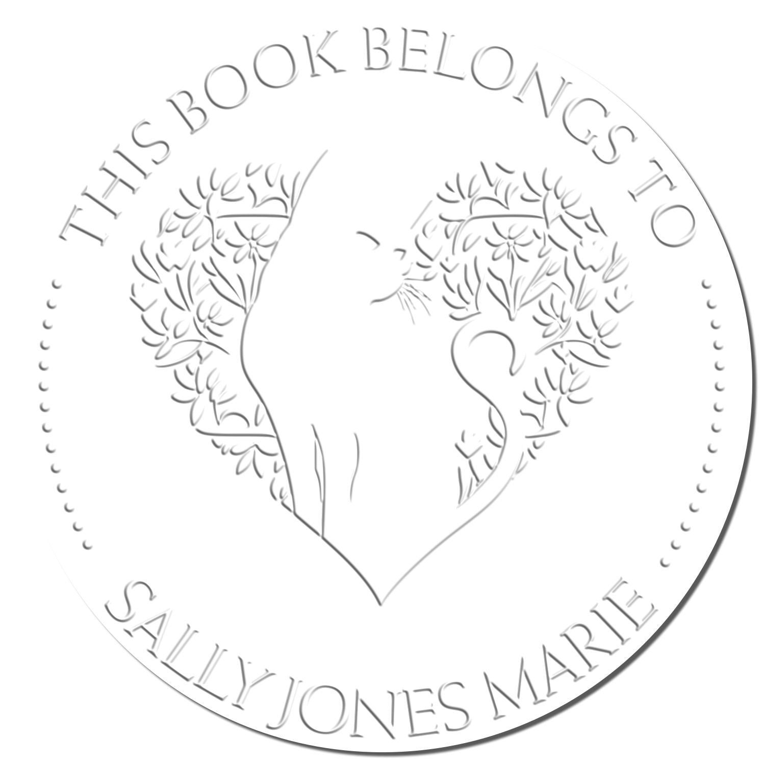 Hybrid Sleek Kitty Custom Library Embossing Seal - Engineer Seal Stamps