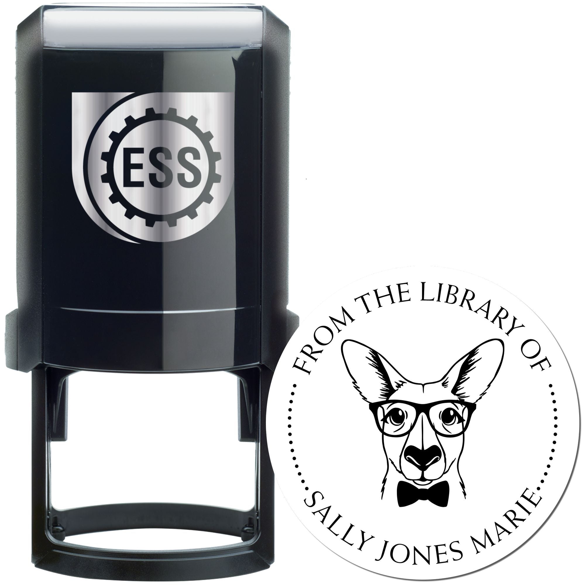 Kind Kangaroo Self-Inking Custom From The Desk Of Stamp - Engineer Seal Stamps