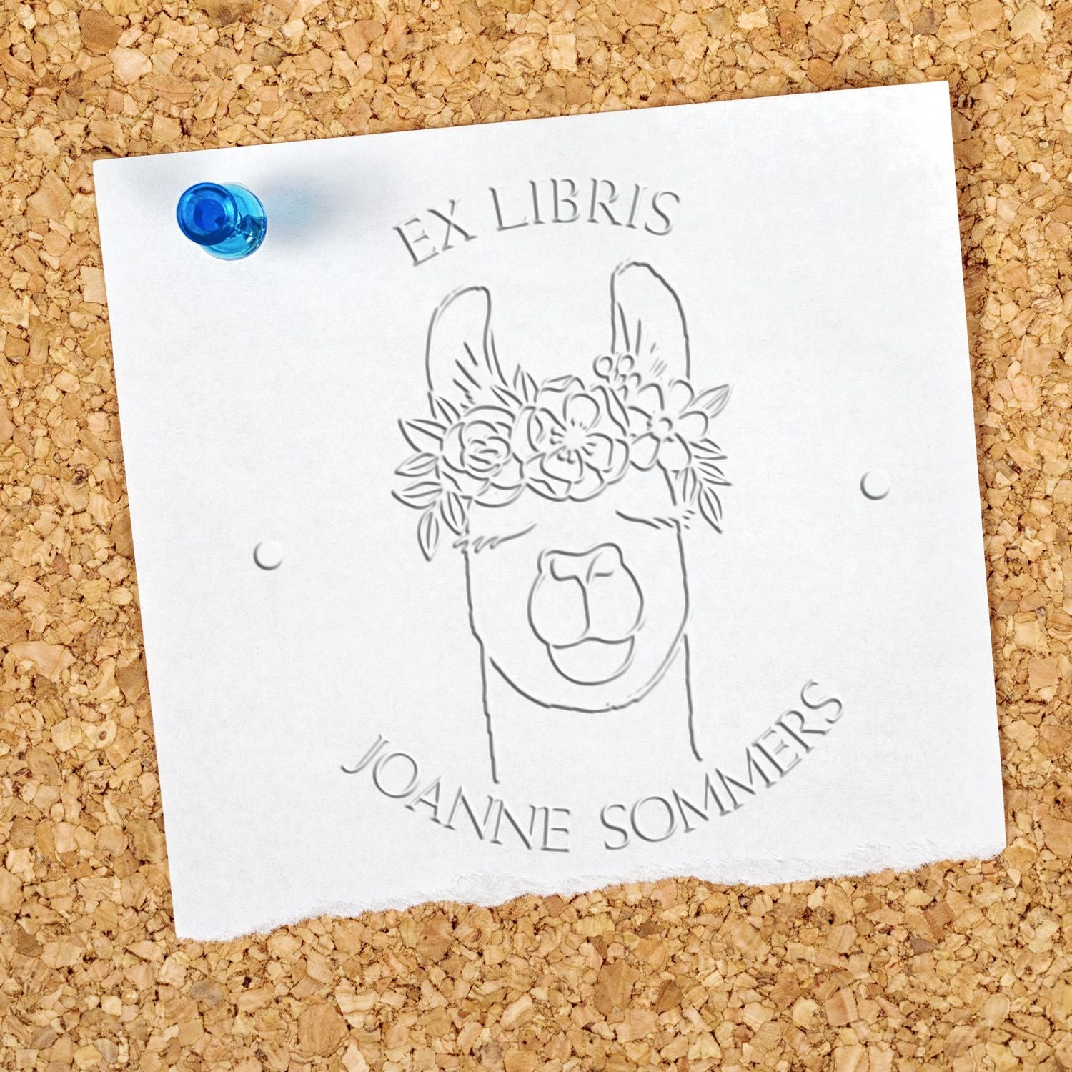 No Drama Lama Desk Customized Name For Library Seal - Engineer Seal Stamps