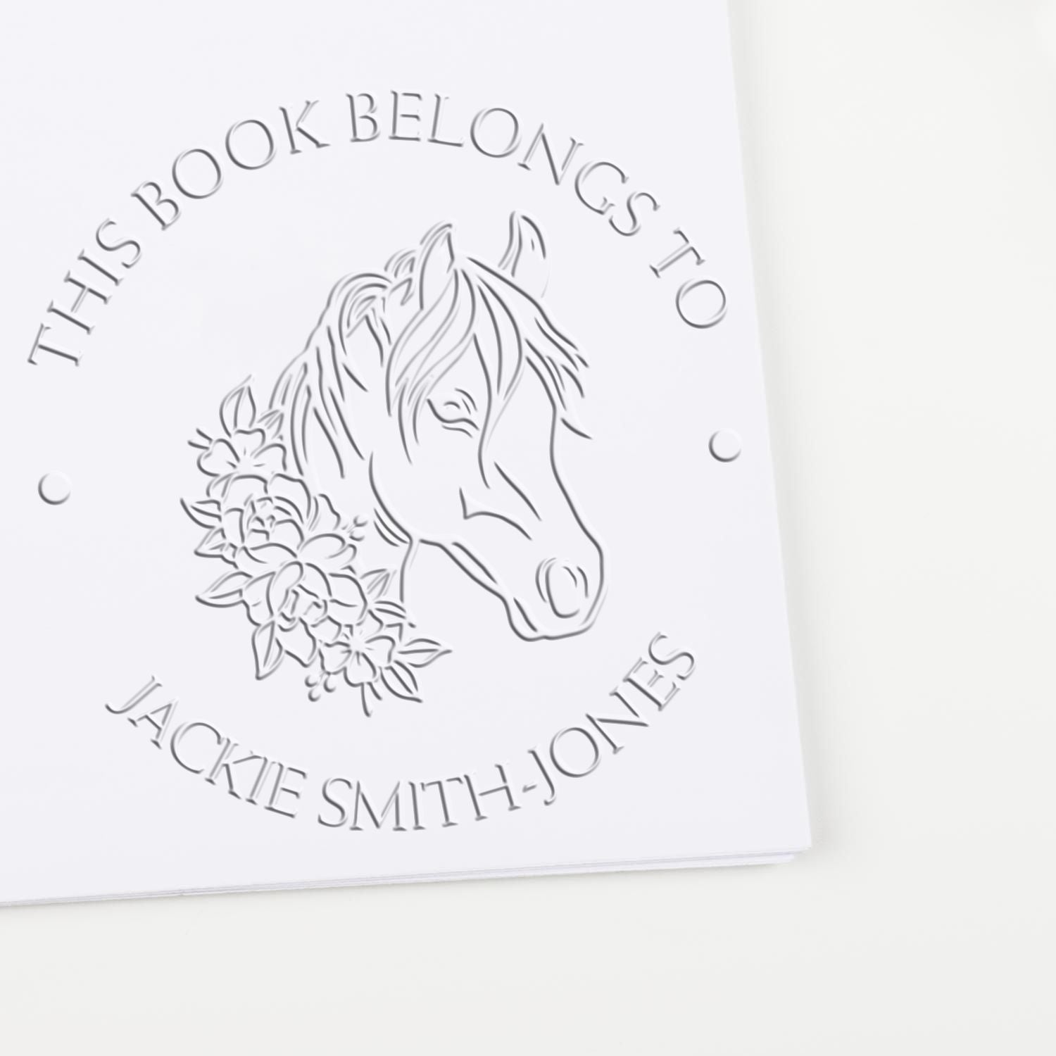 Swift Horse Desk Customized Ex Libris Book Seal