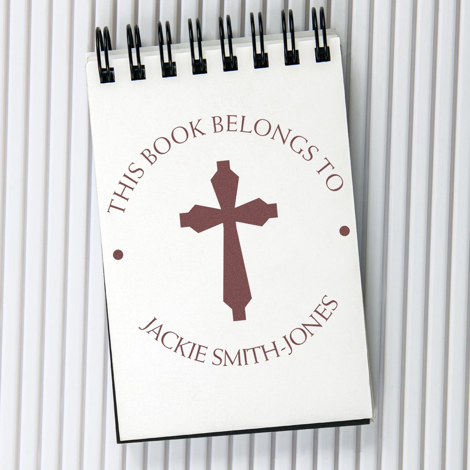 PSI Pre-Inked Regal Cross Custom Return Address Stamp - Engineer Seal Stamps