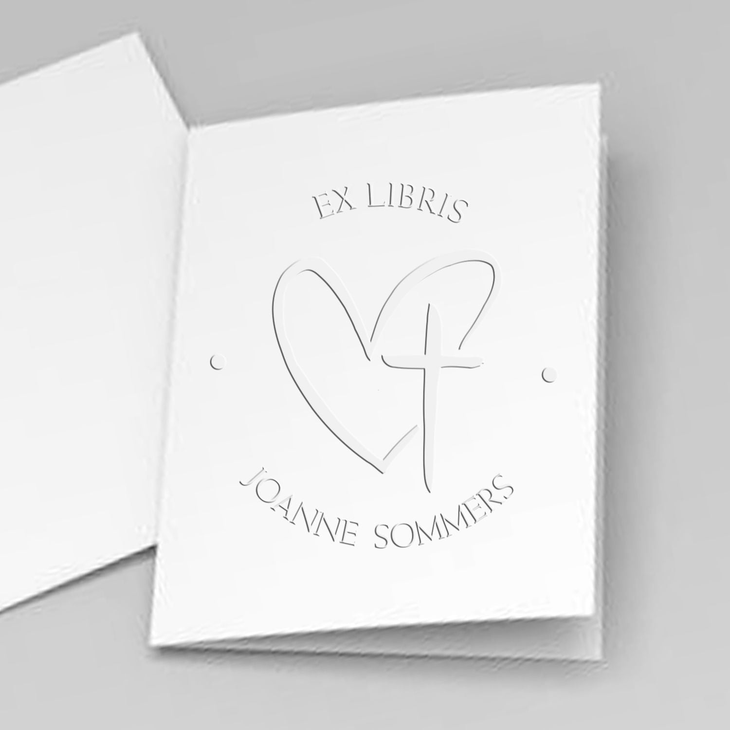 Soft Blessed Cross Home Address Embossing Seal