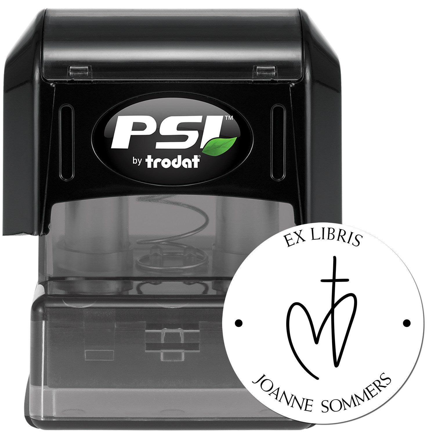PSI Pre-Inked Transcendent Cross Personalized Home Stamp - Engineer Seal Stamps
