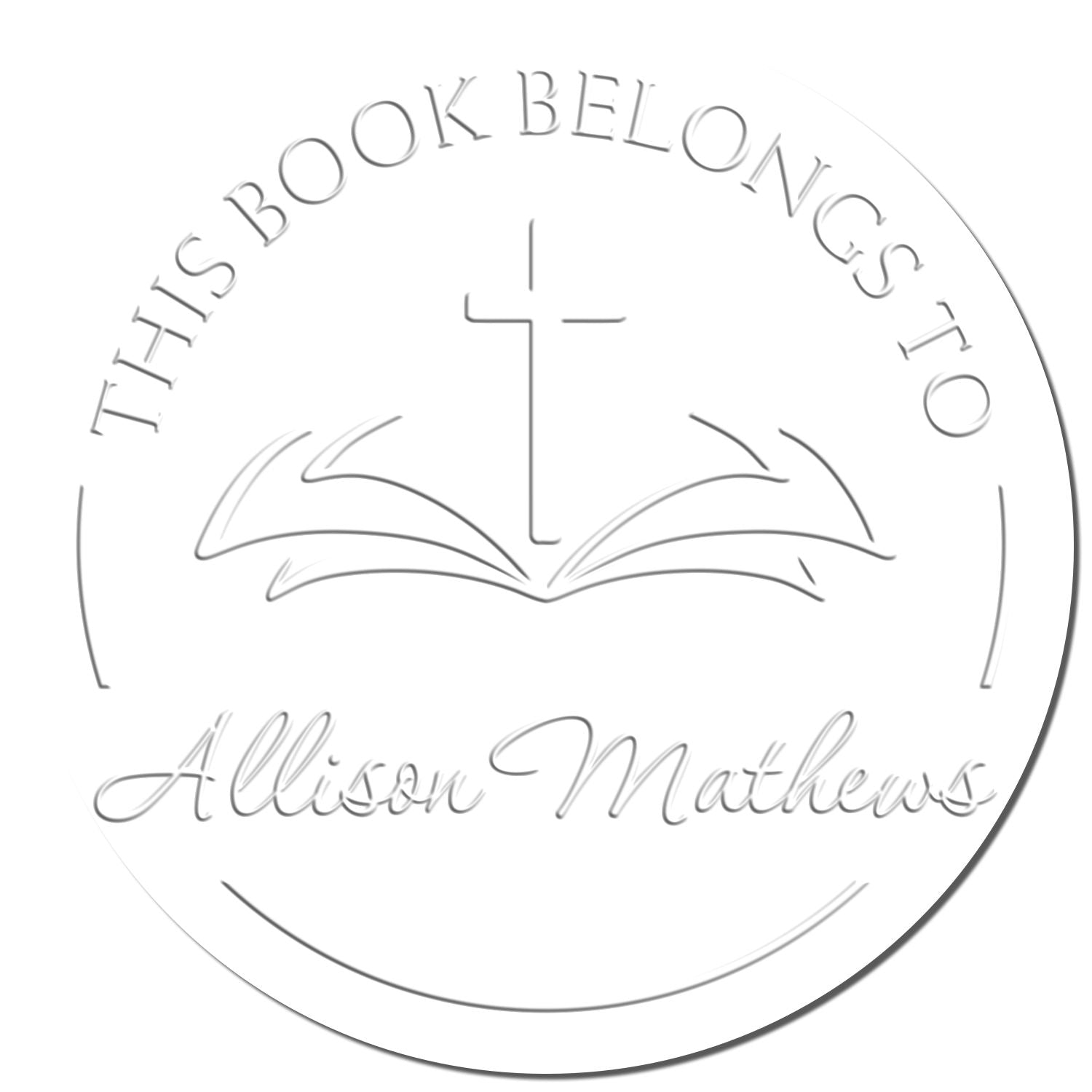 Hybrid Timeless Cross Custom Made Envelope Embossing Seal - Engineer Seal Stamps