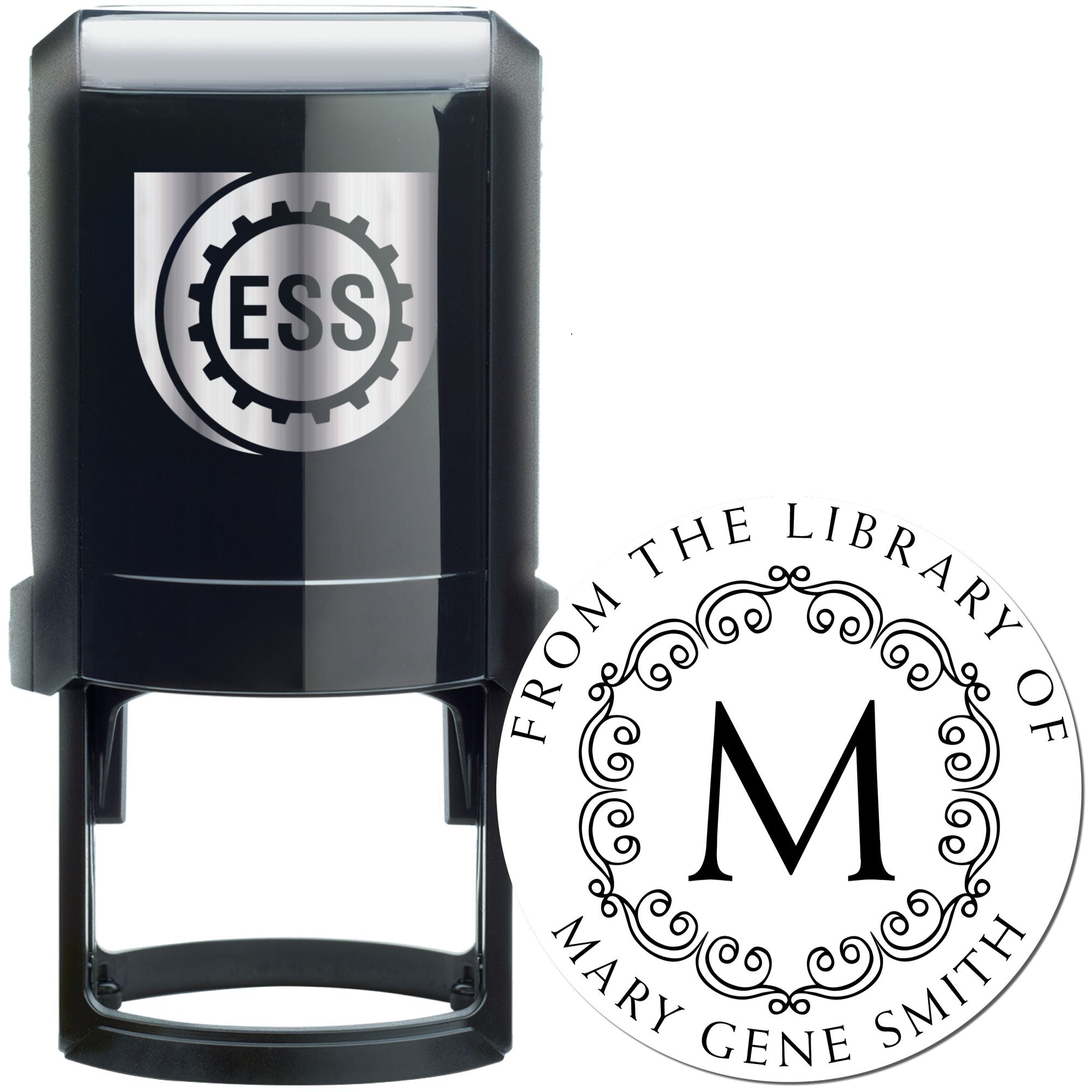 Self-Inking Regal Initials Personalized Name And Address Stamp - Engineer Seal Stamps