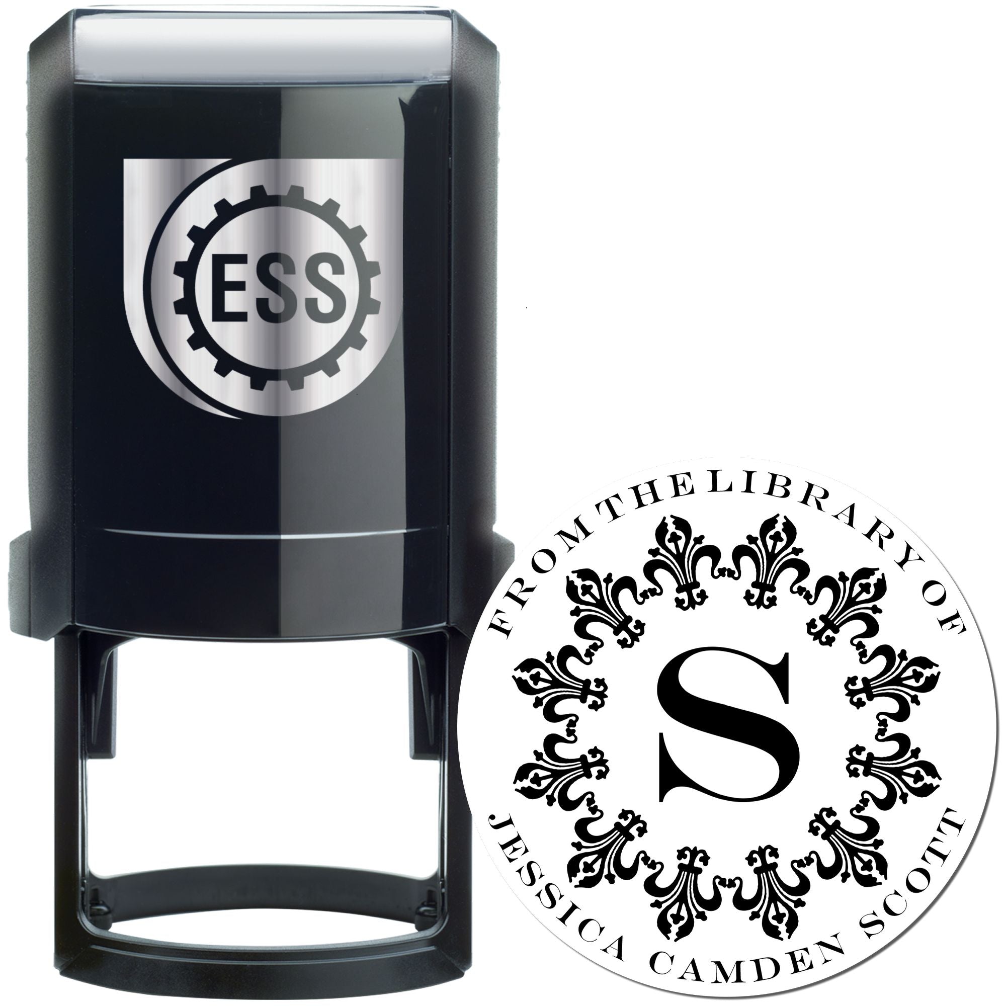 Self-Inking Bold Initials Custom Read It Love It Return It Stamper - Engineer Seal Stamps